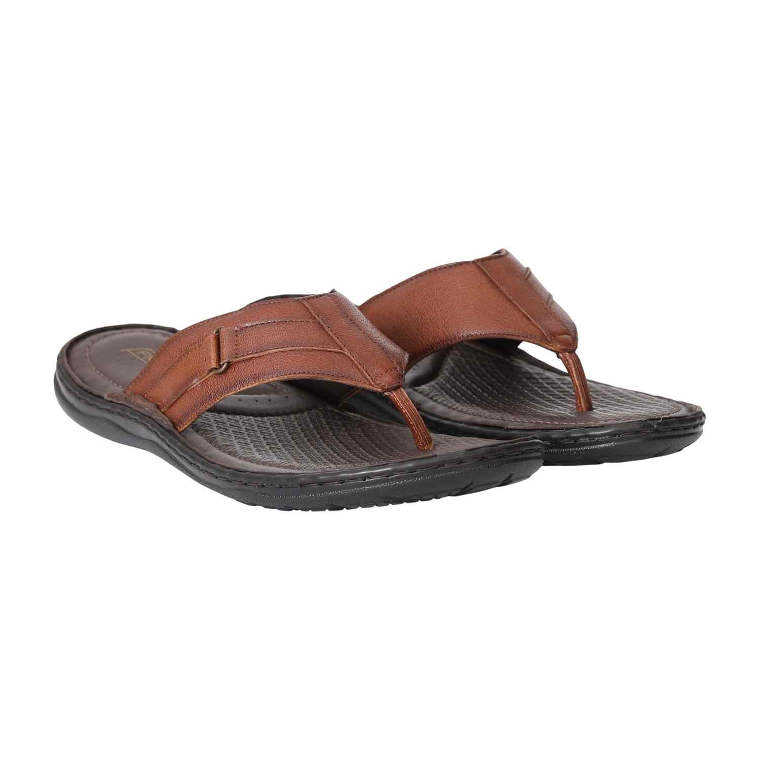 Men Tan StrideFlex Chappals