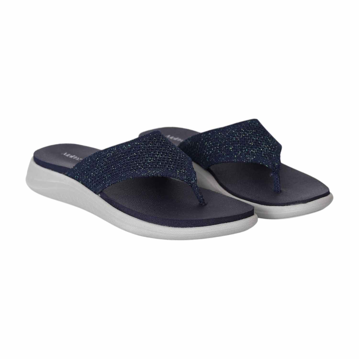 Navy Comfort Glide Flip-Flops for Women