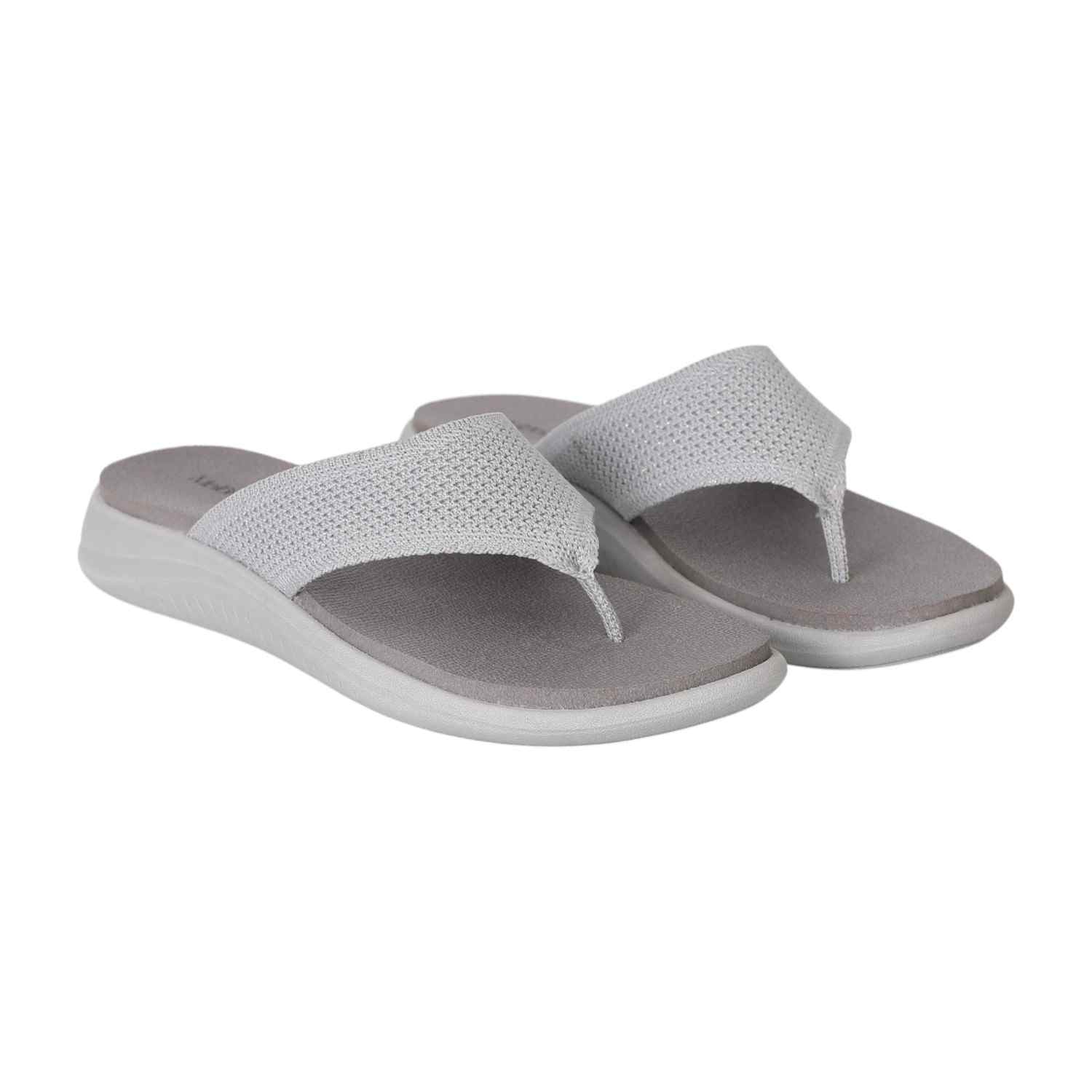 Grey Comfort Glide Flip-Flops for Women