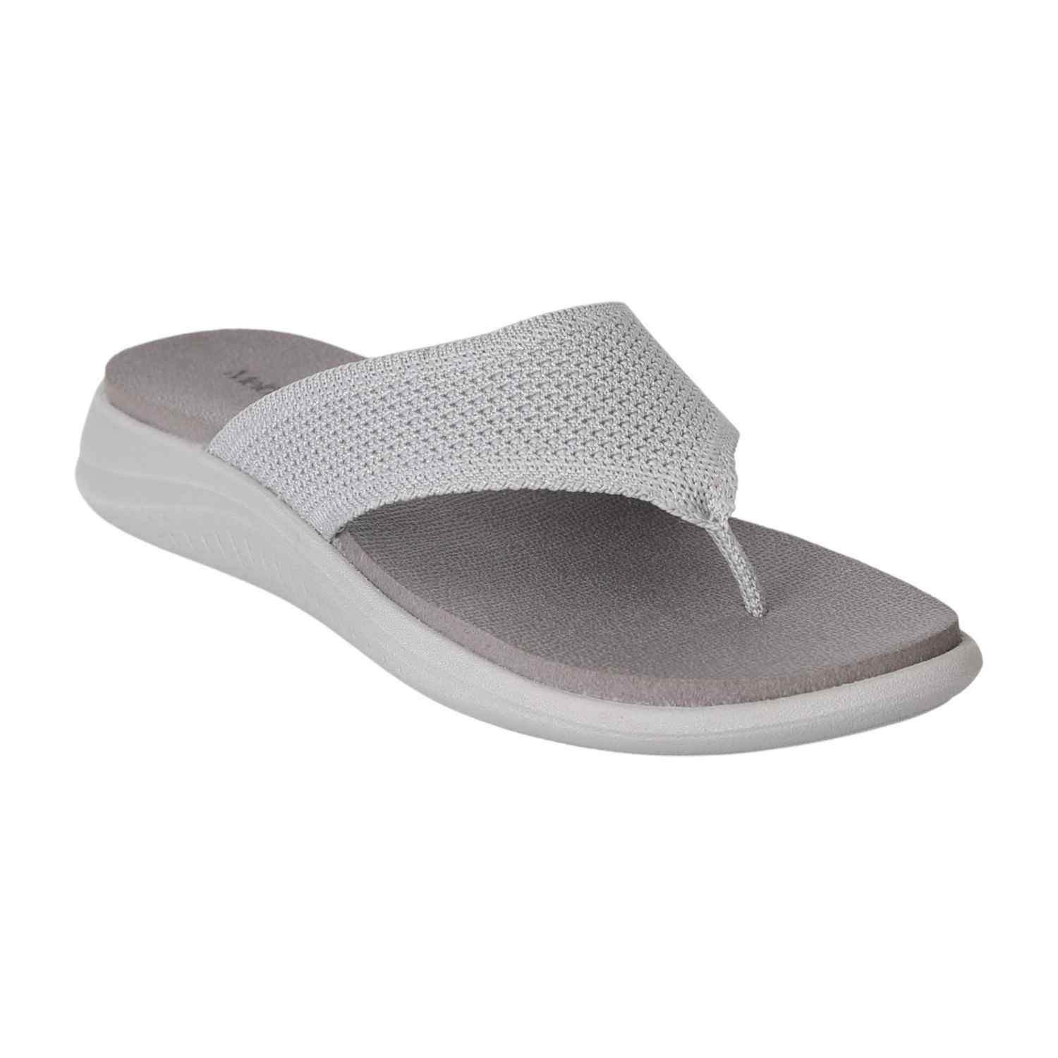 Grey Comfort Glide Flip-Flops for Women