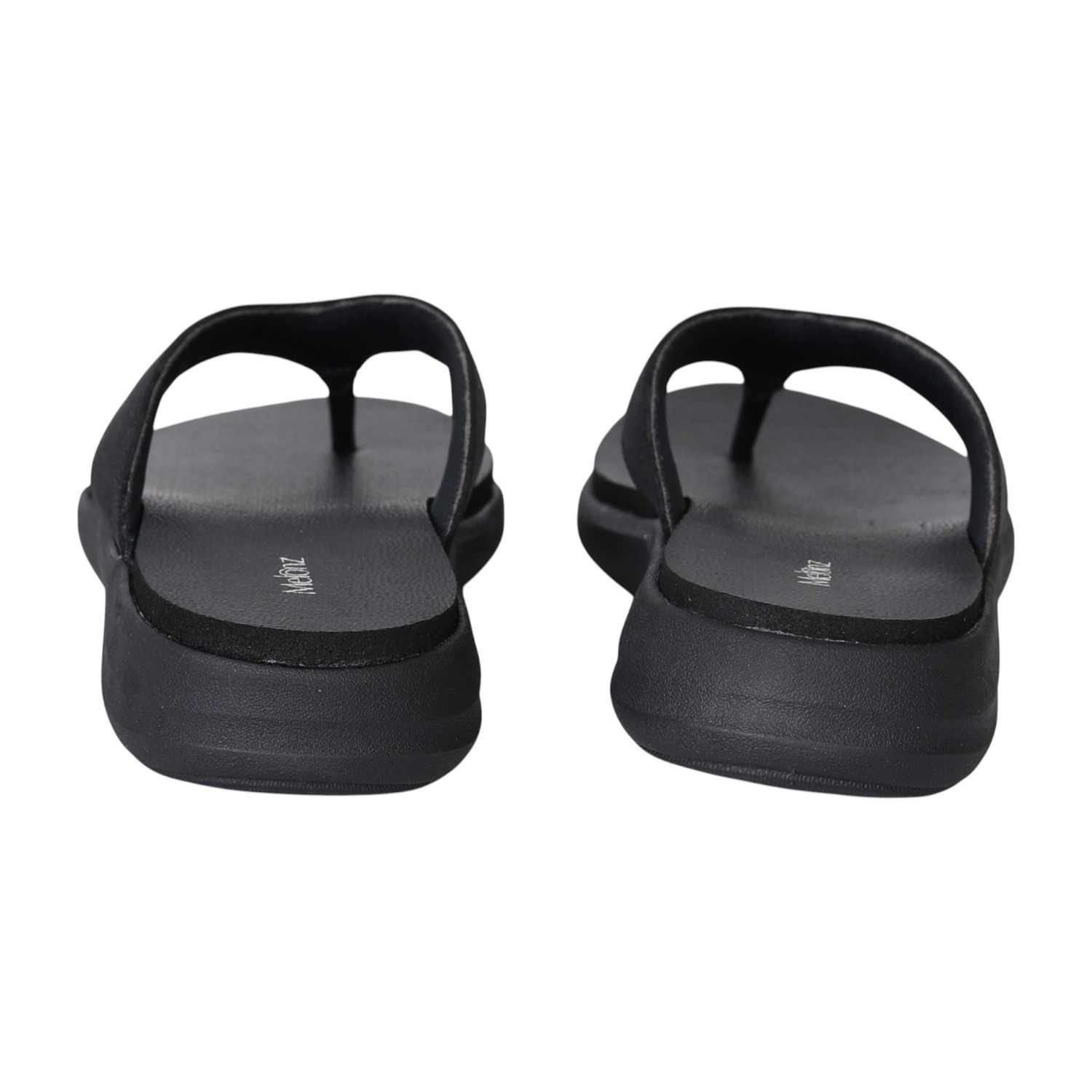 Black Comfort Foam Flip-Flops for Women