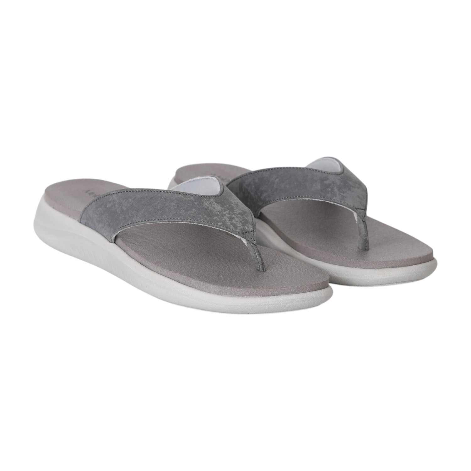 Grey Comfort Foam Flip-Flops for Women