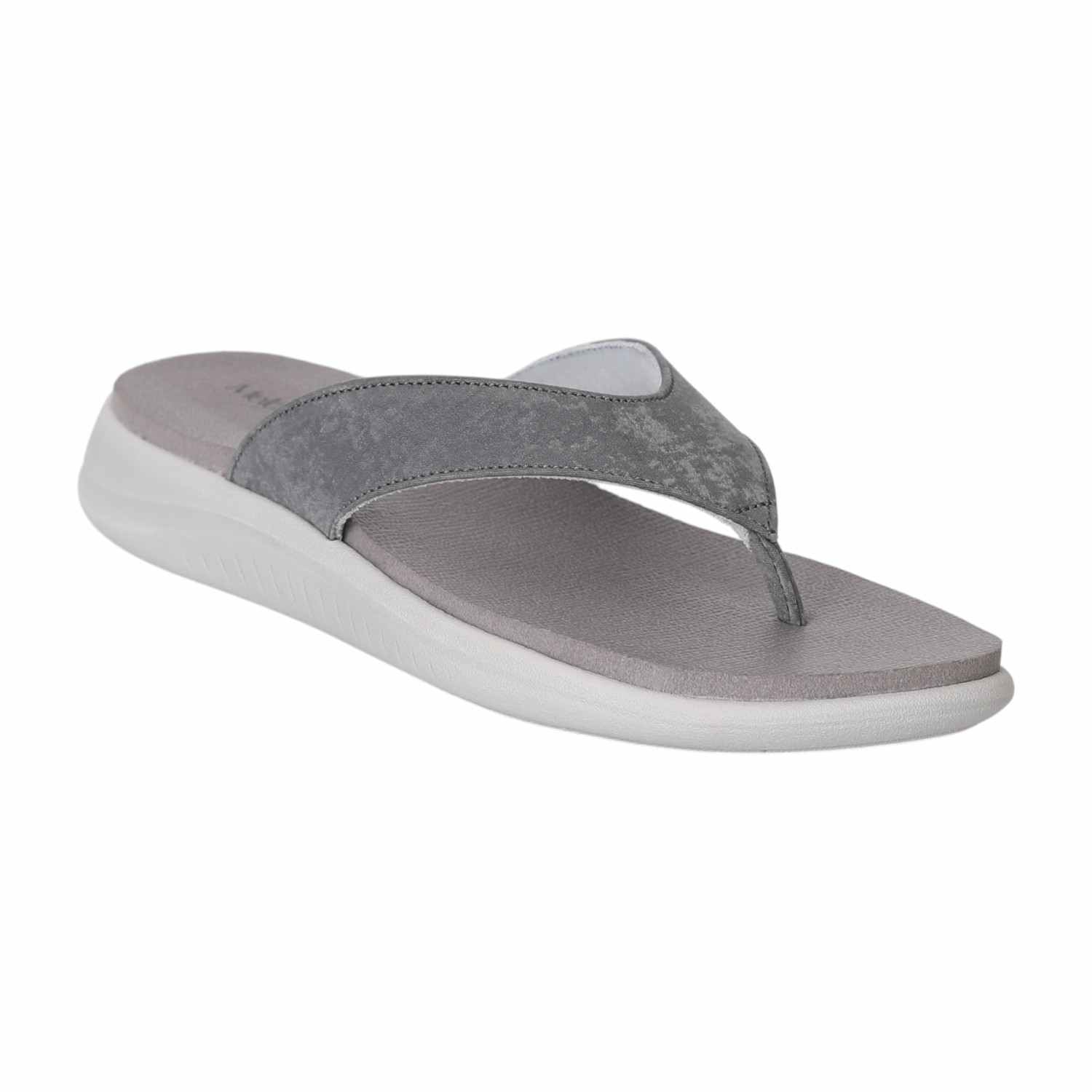 Grey Comfort Foam Flip-Flops for Women