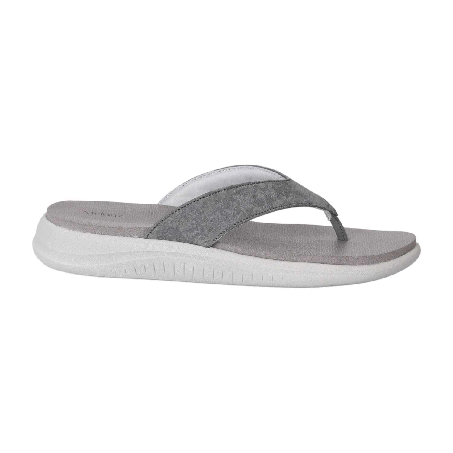 Grey Comfort Foam Flip-Flops for Women