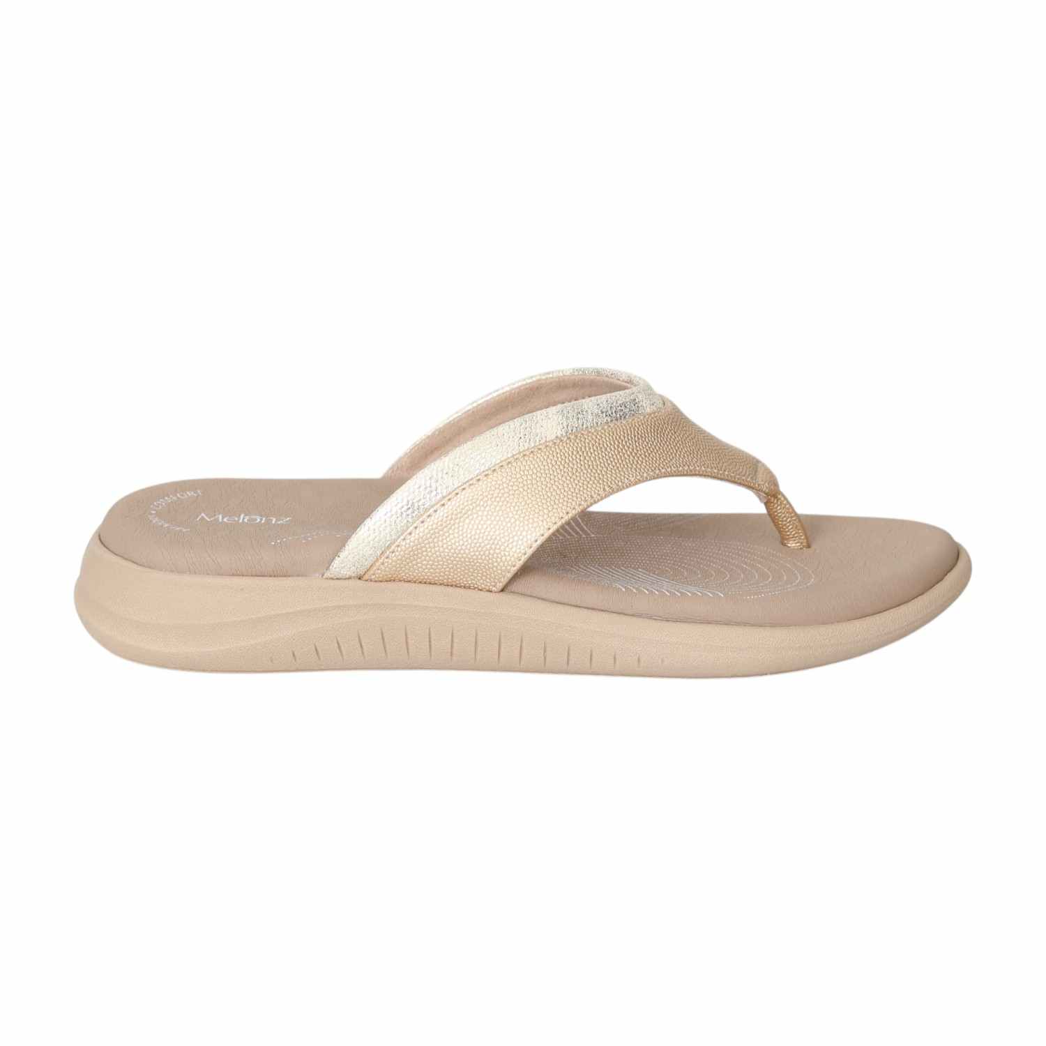 Women Gold Drift Sandals