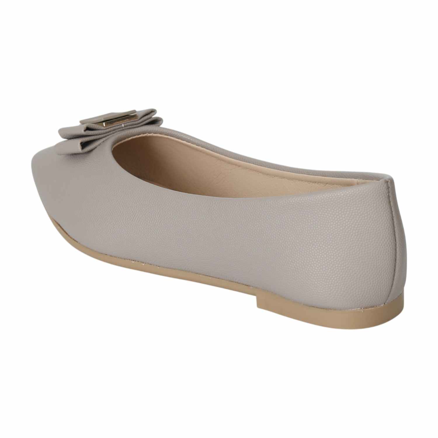 Women's Silvered Bow Slip-on Flat