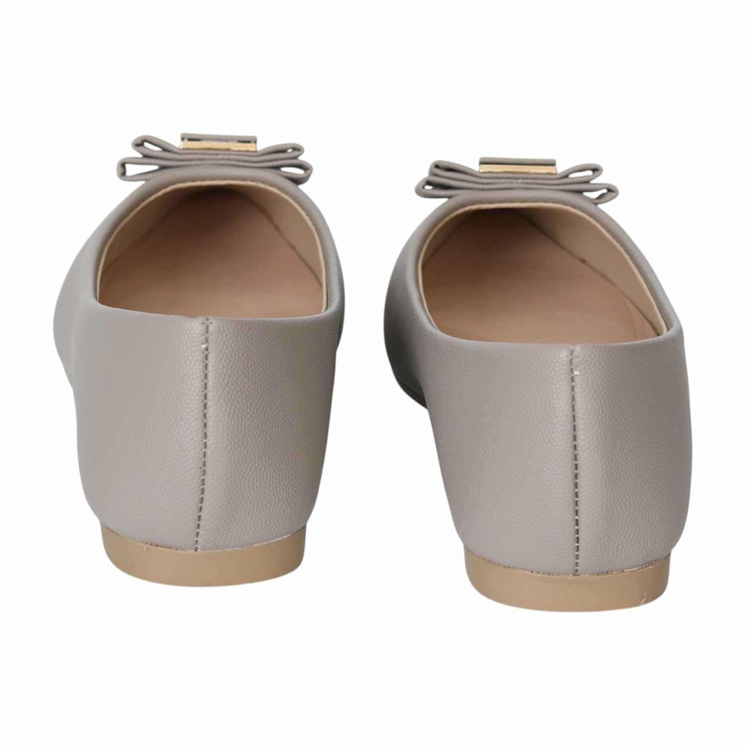Women's Silvered Bow Slip-on Flat