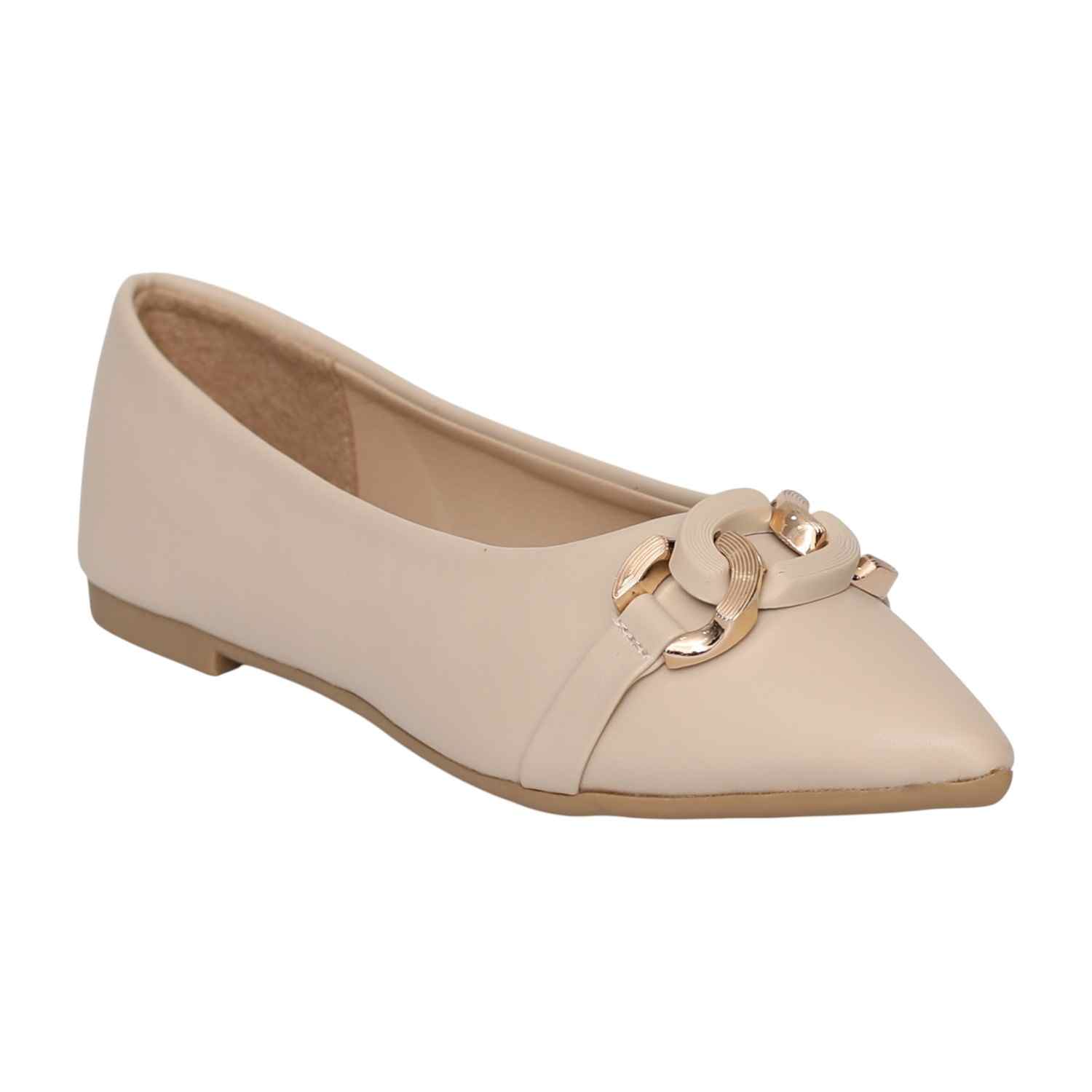 Women's Chic Point Buckle Ballerinas