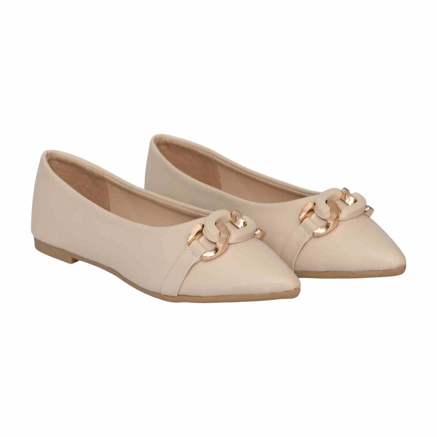 Women's Chic Point Buckle Ballerinas