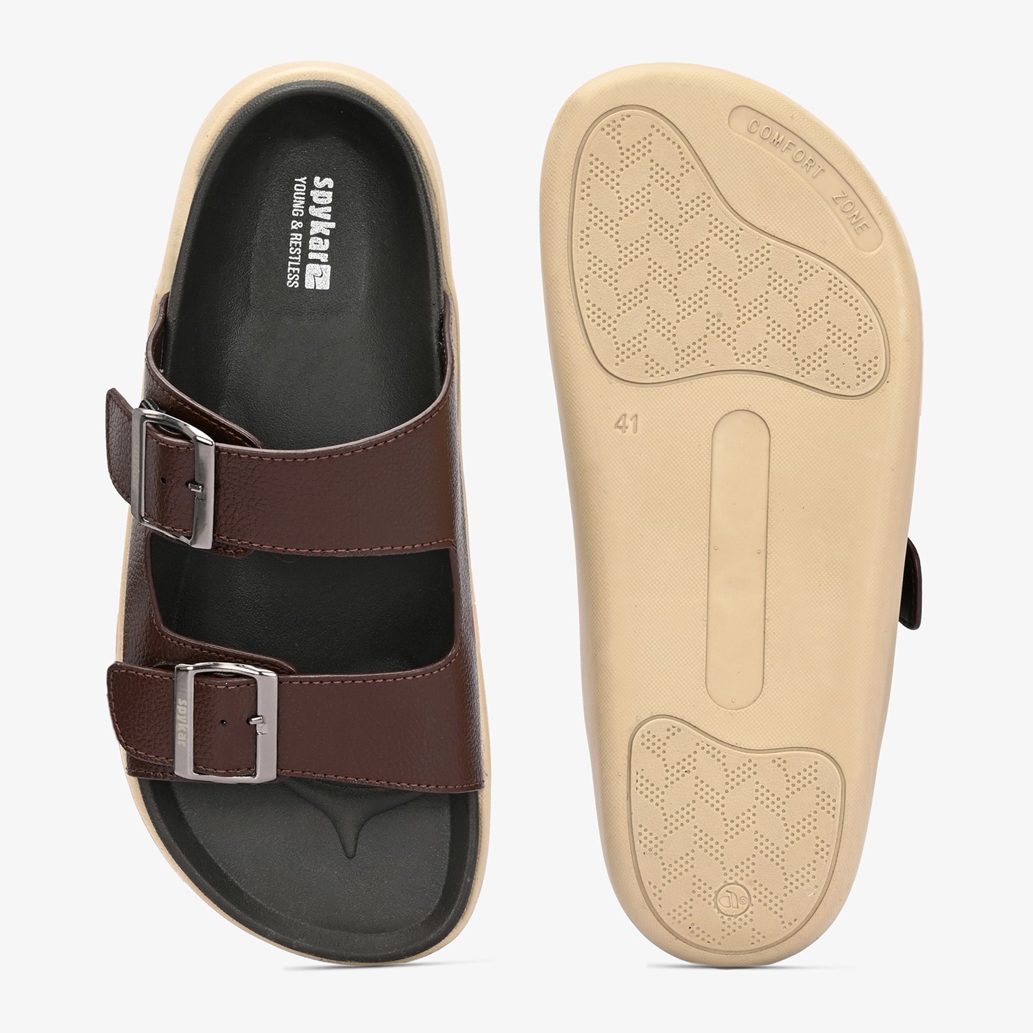 MERREDIN BROWN SLIPPERS