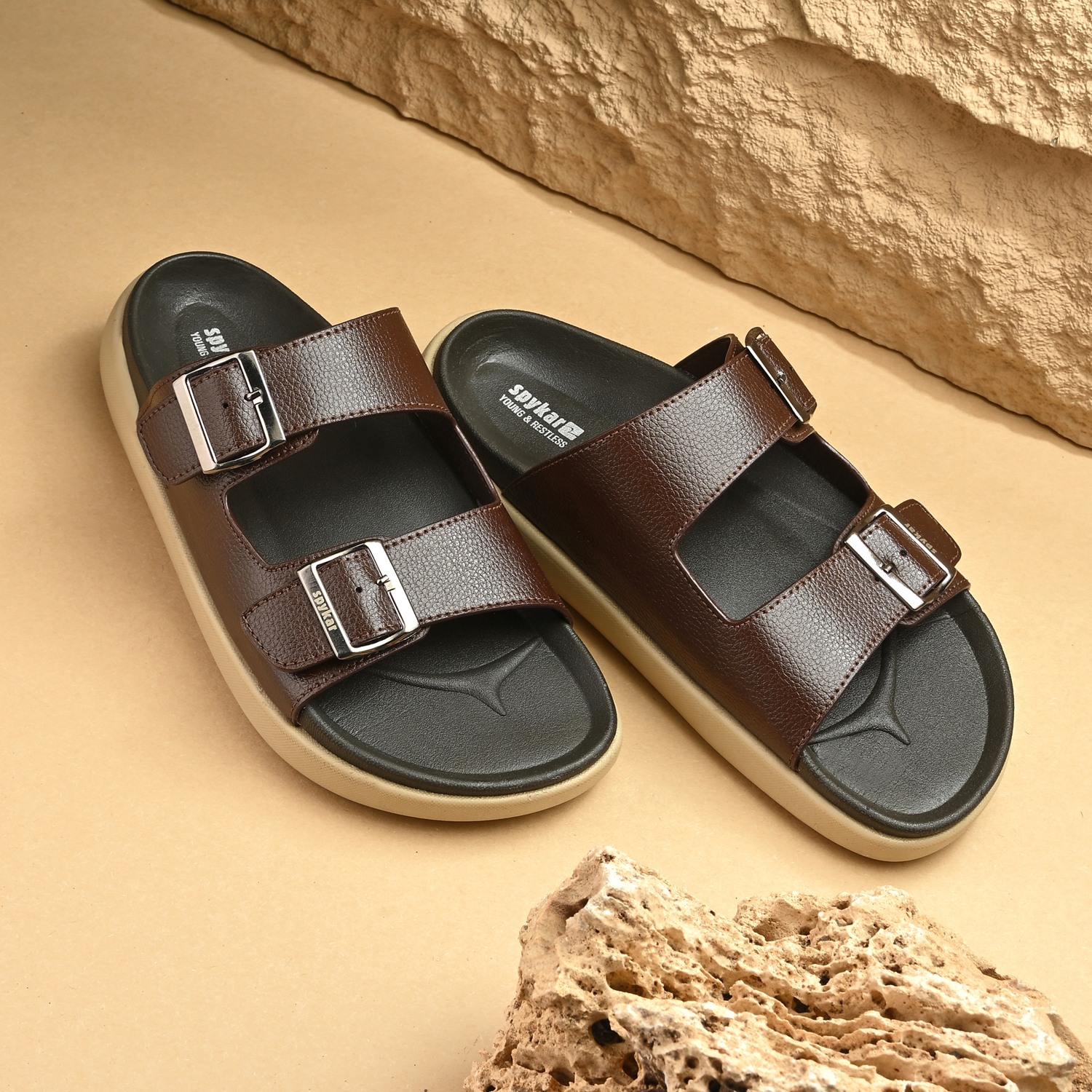 MERREDIN BROWN SLIPPERS