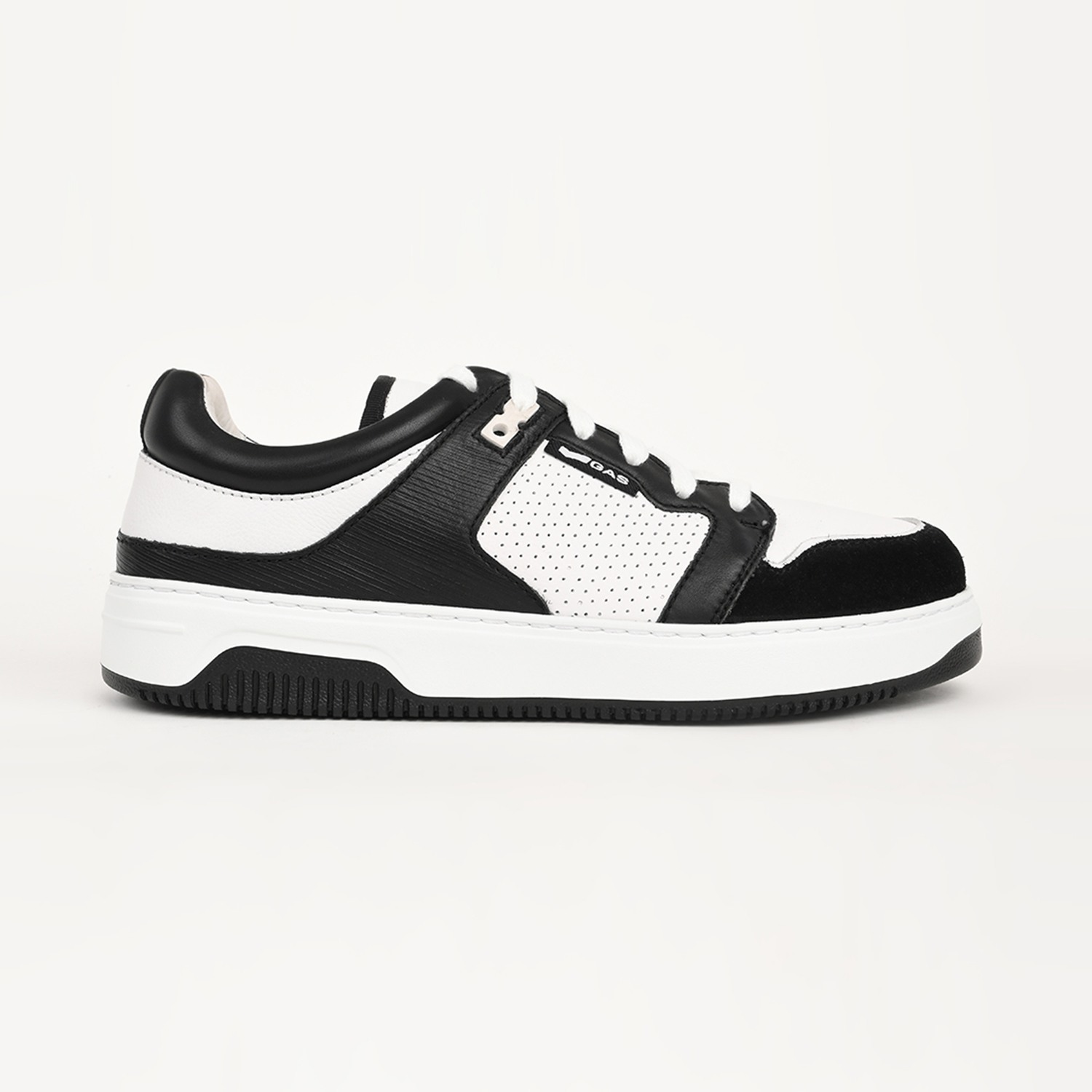 Men Respiro White Black Sneakers