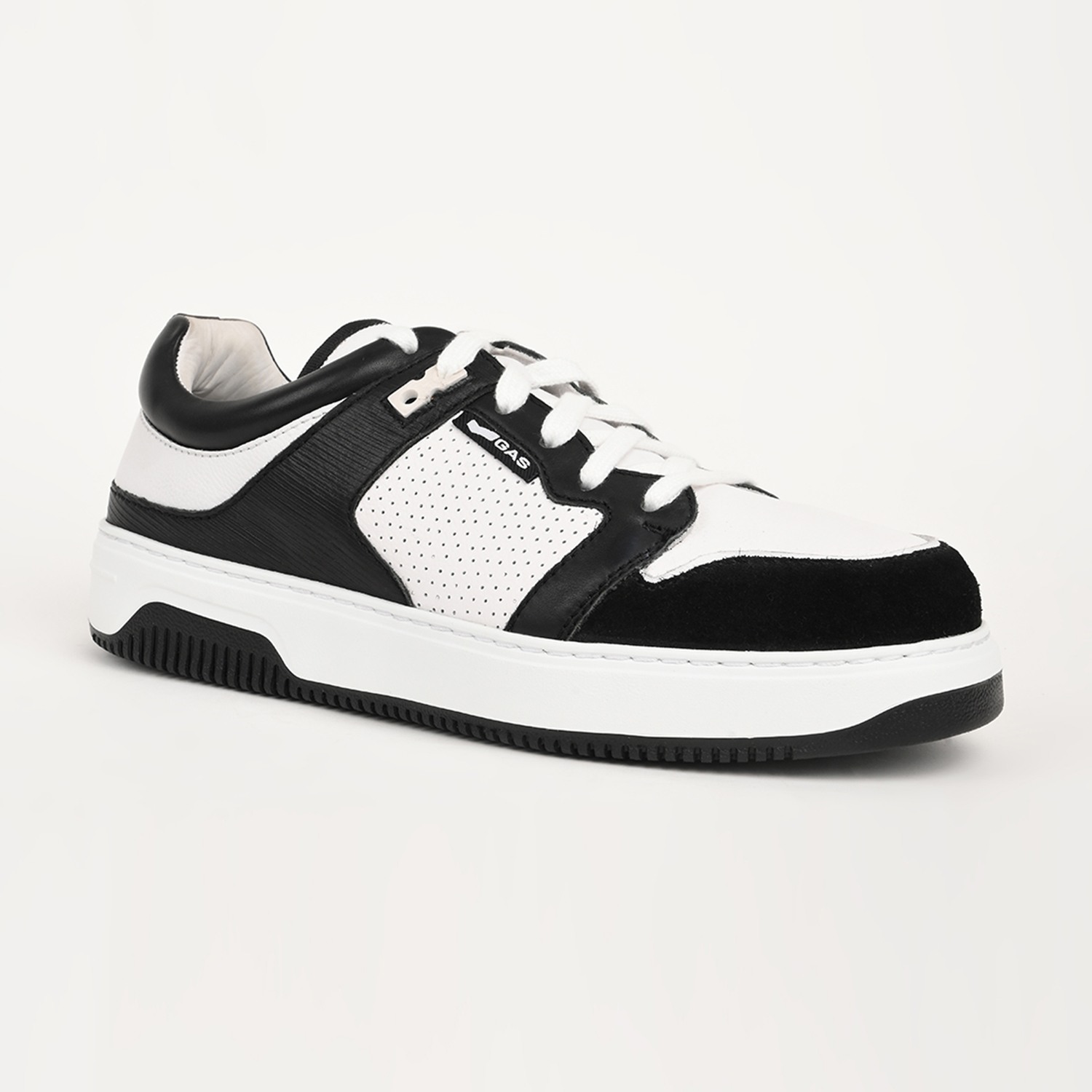 Men Respiro White Black Sneakers