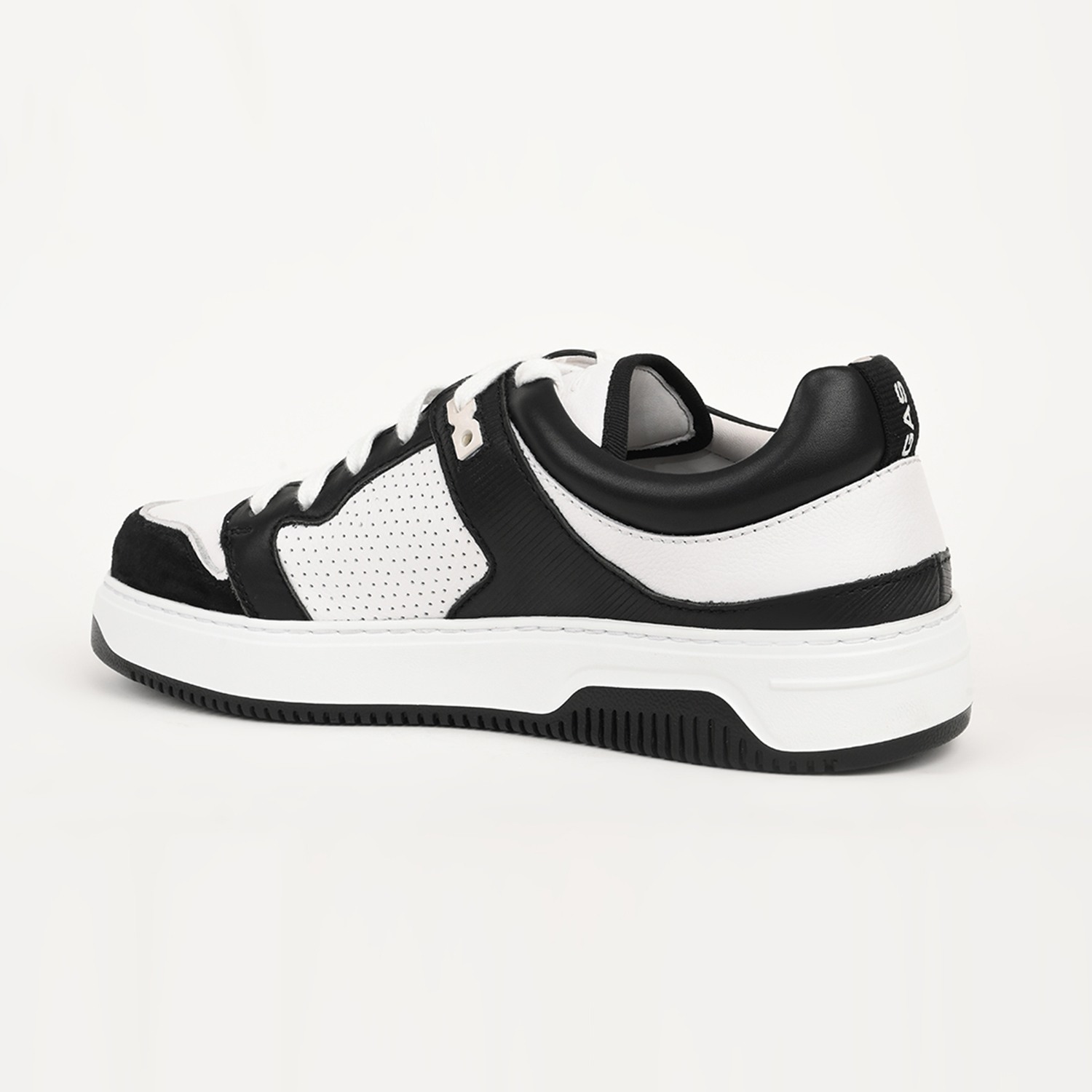 Men Respiro White Black Sneakers