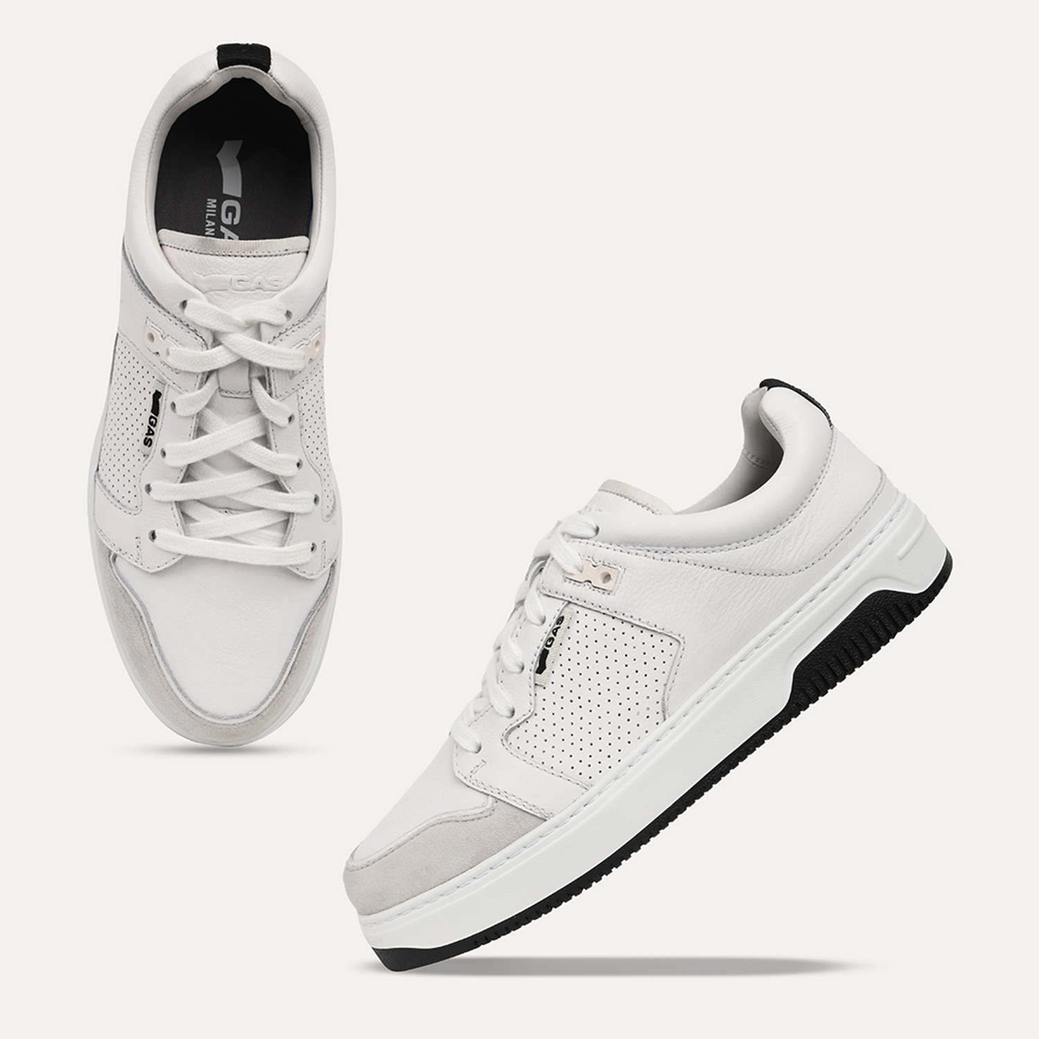 Men Respiro White Sneakers