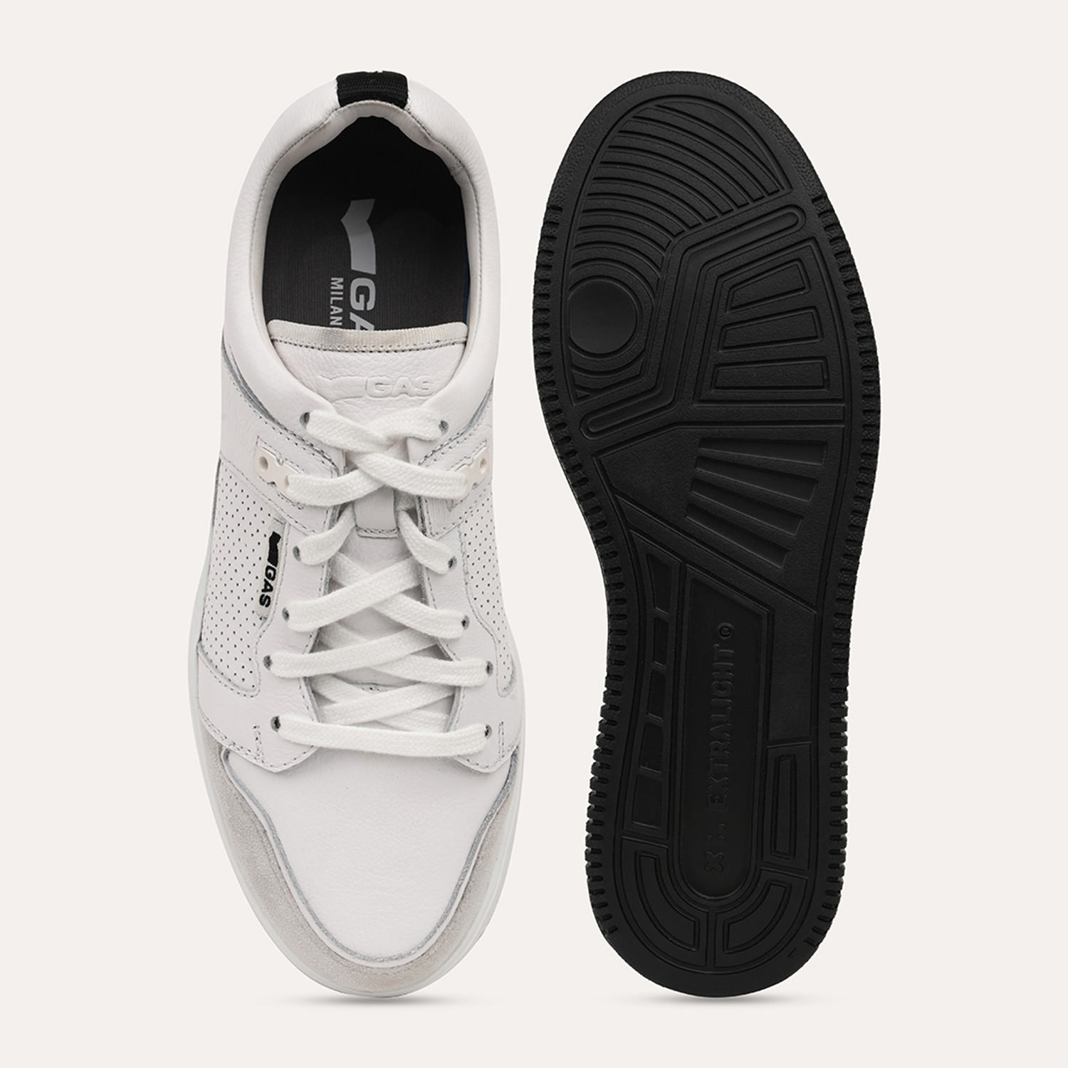 Men Respiro White Sneakers