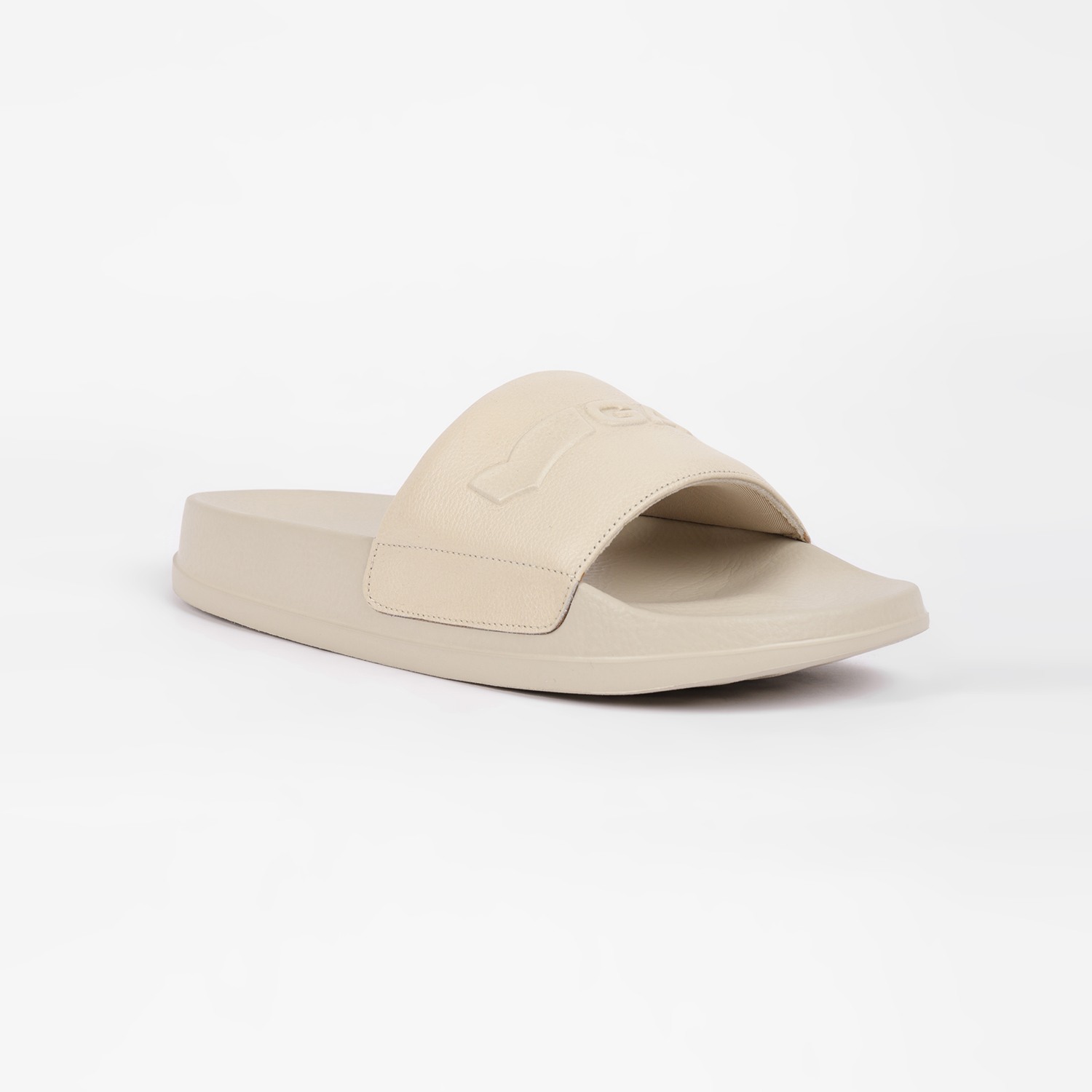 Men Comodo Beige Sliders
