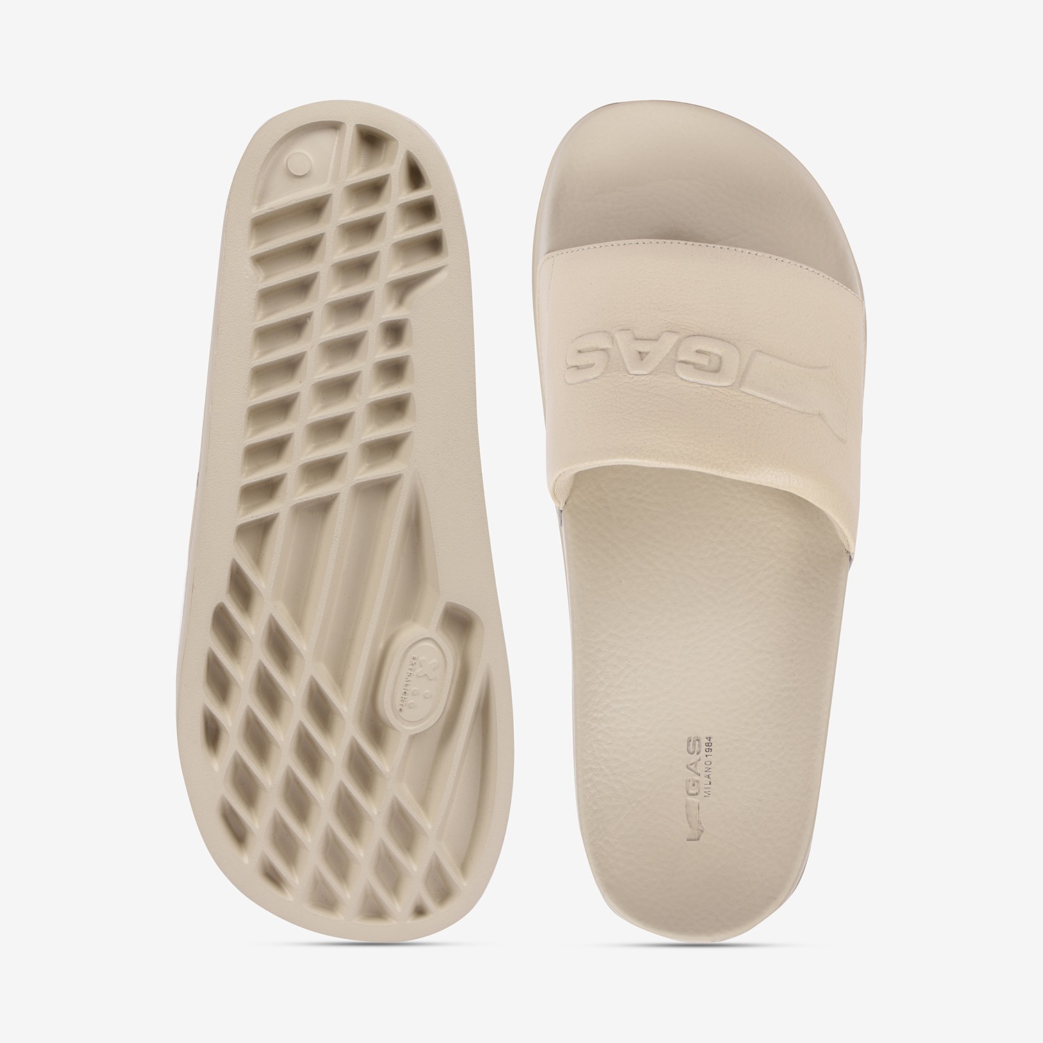 Men Comodo Beige Sliders