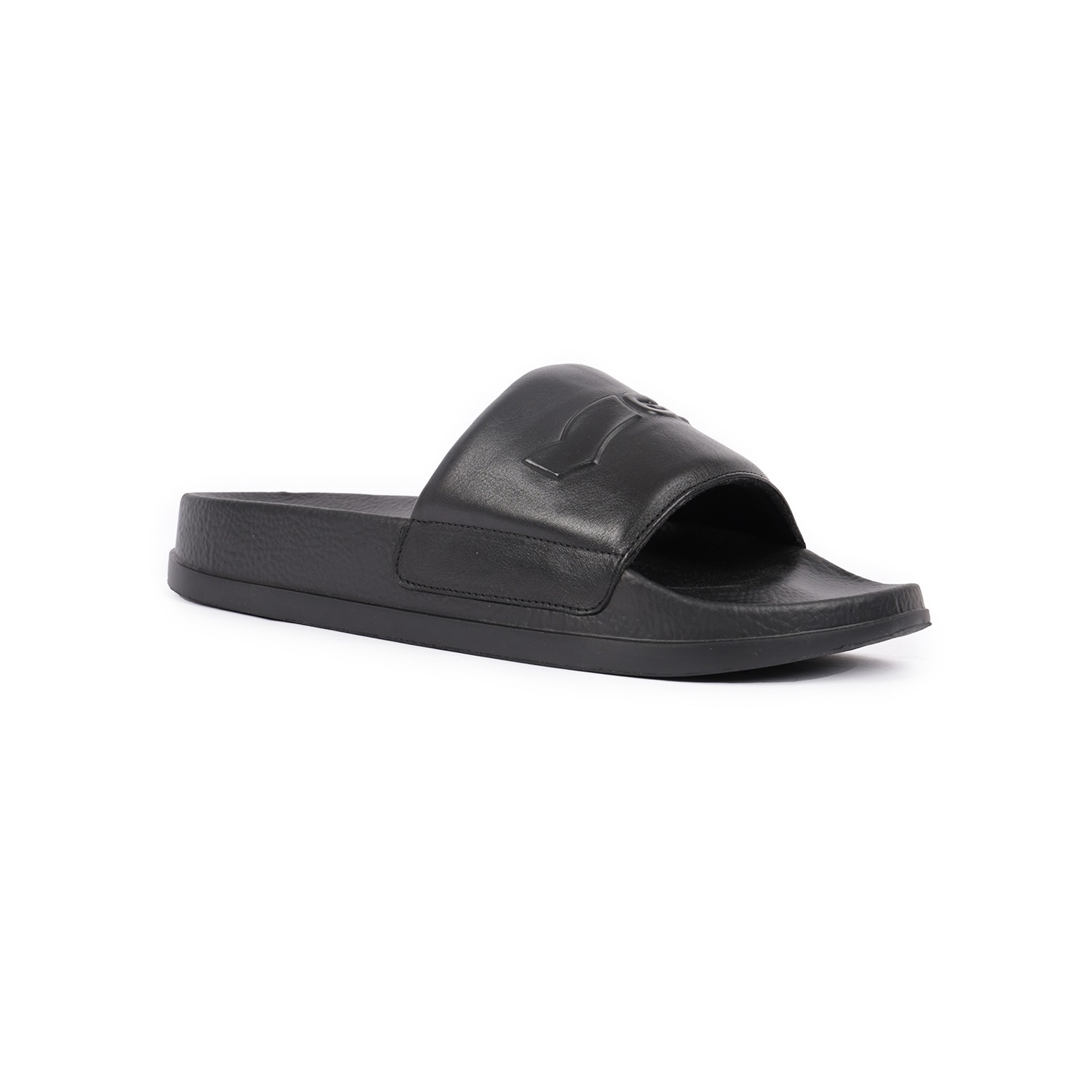 Men Comodo Black Sliders