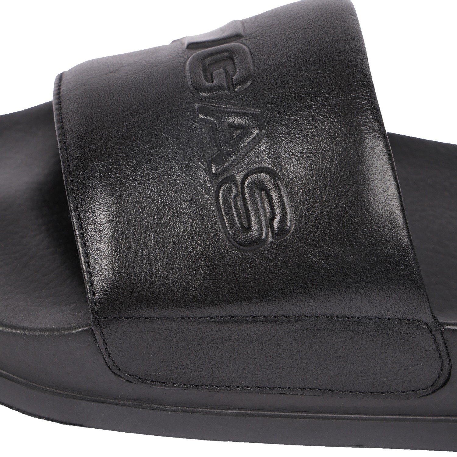 Men Comodo Black Sliders