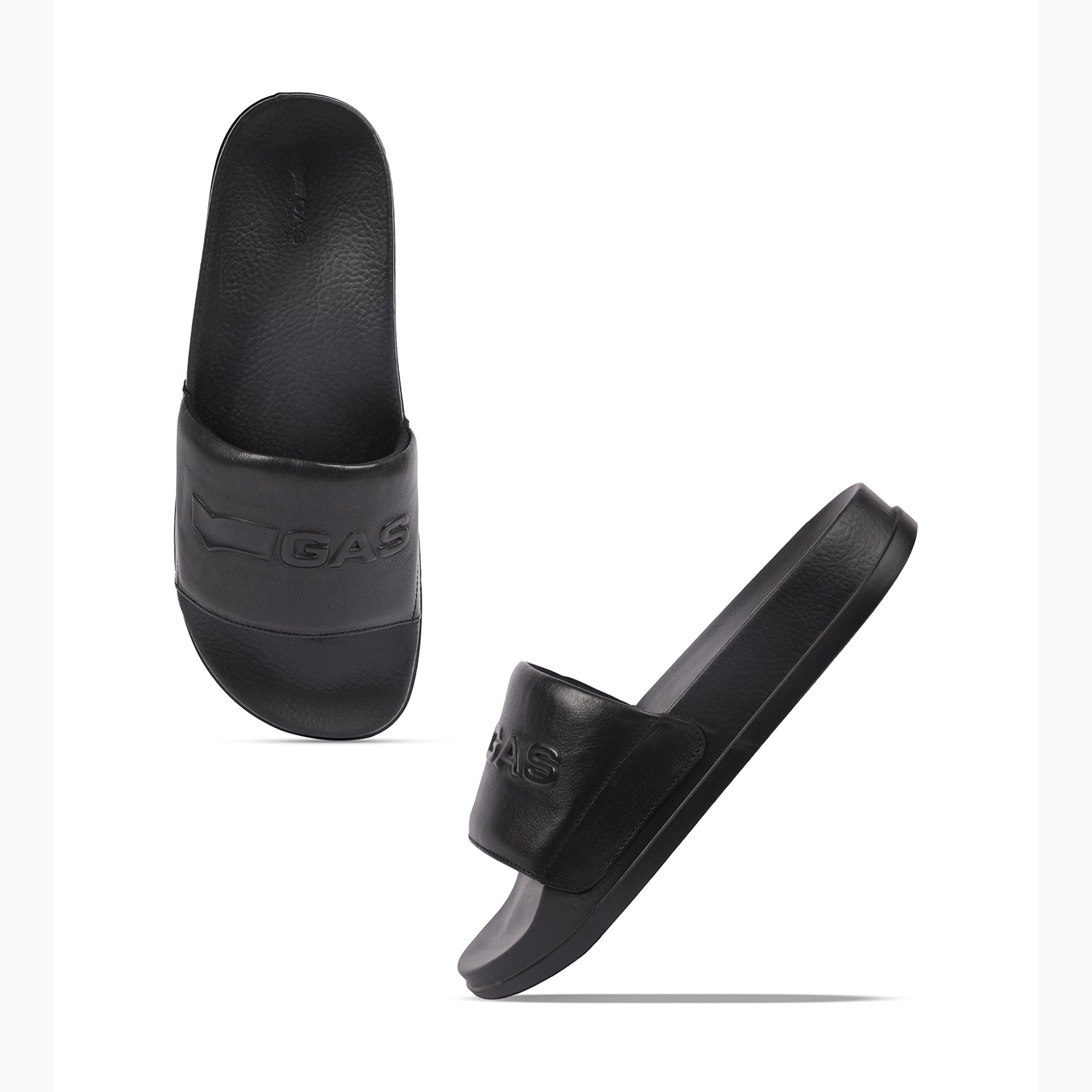 Men Comodo Black Sliders