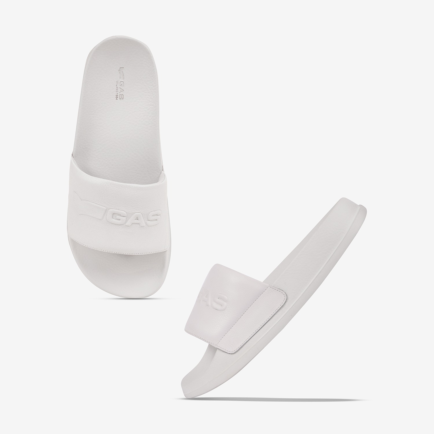 Men Comodo White Sliders