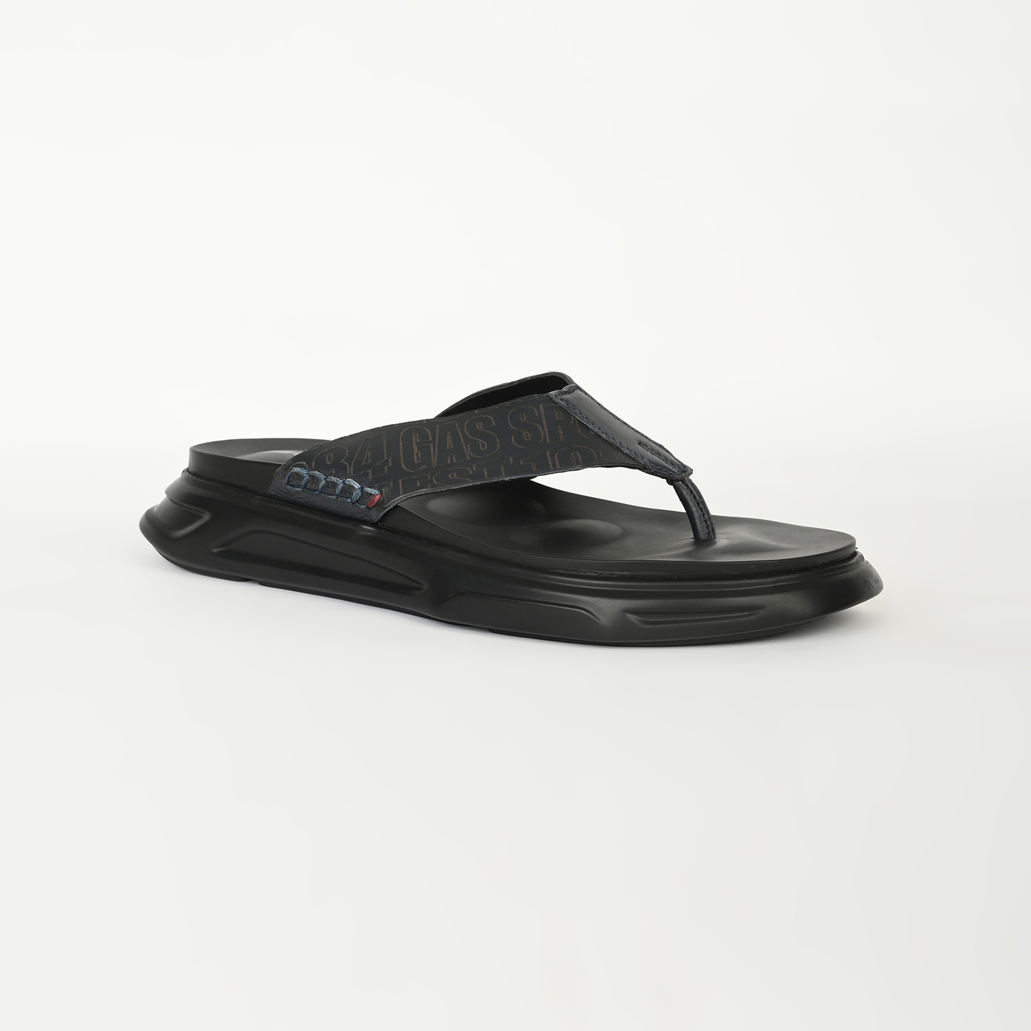 Men Pelle Navy Sandals