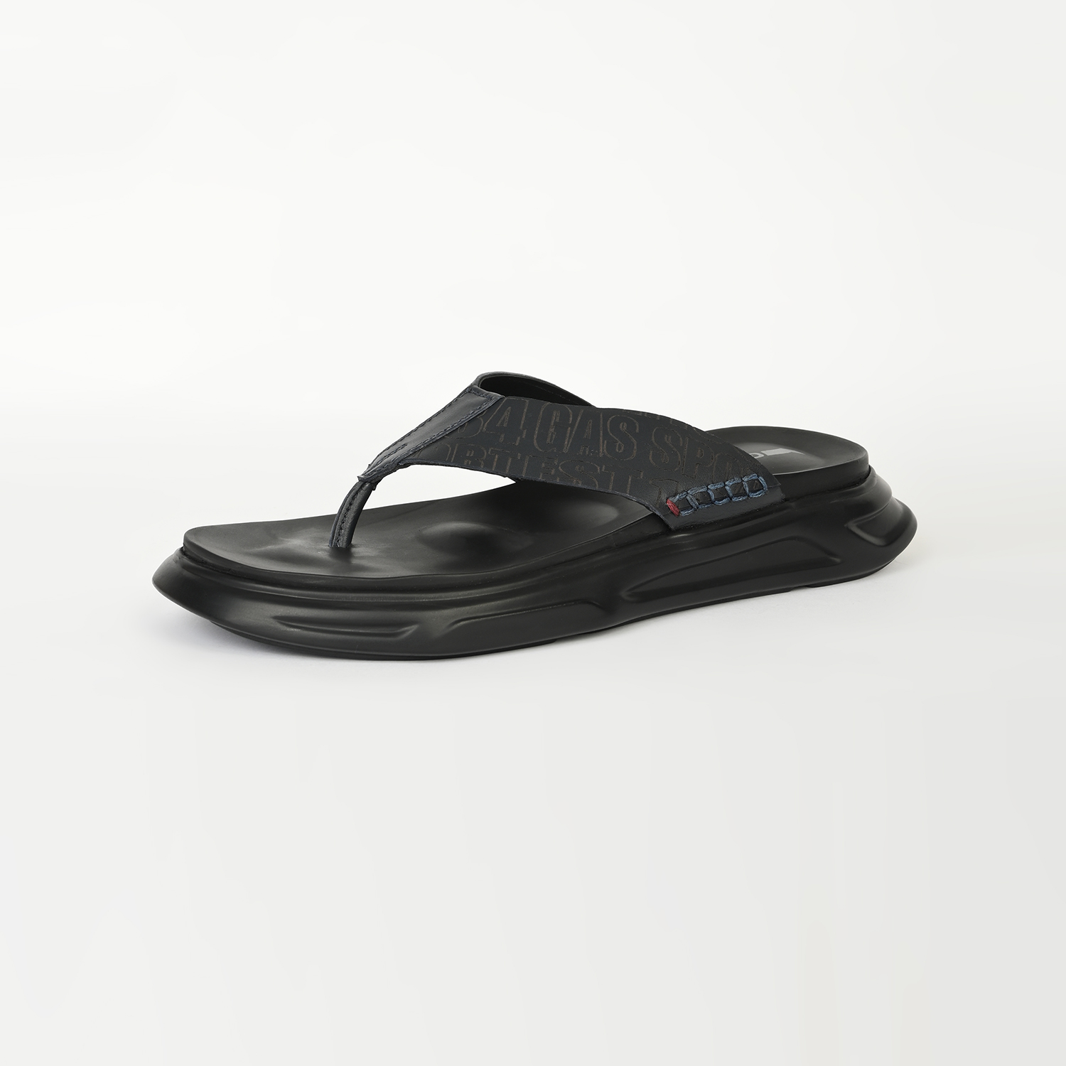 Men Pelle Navy Sandals