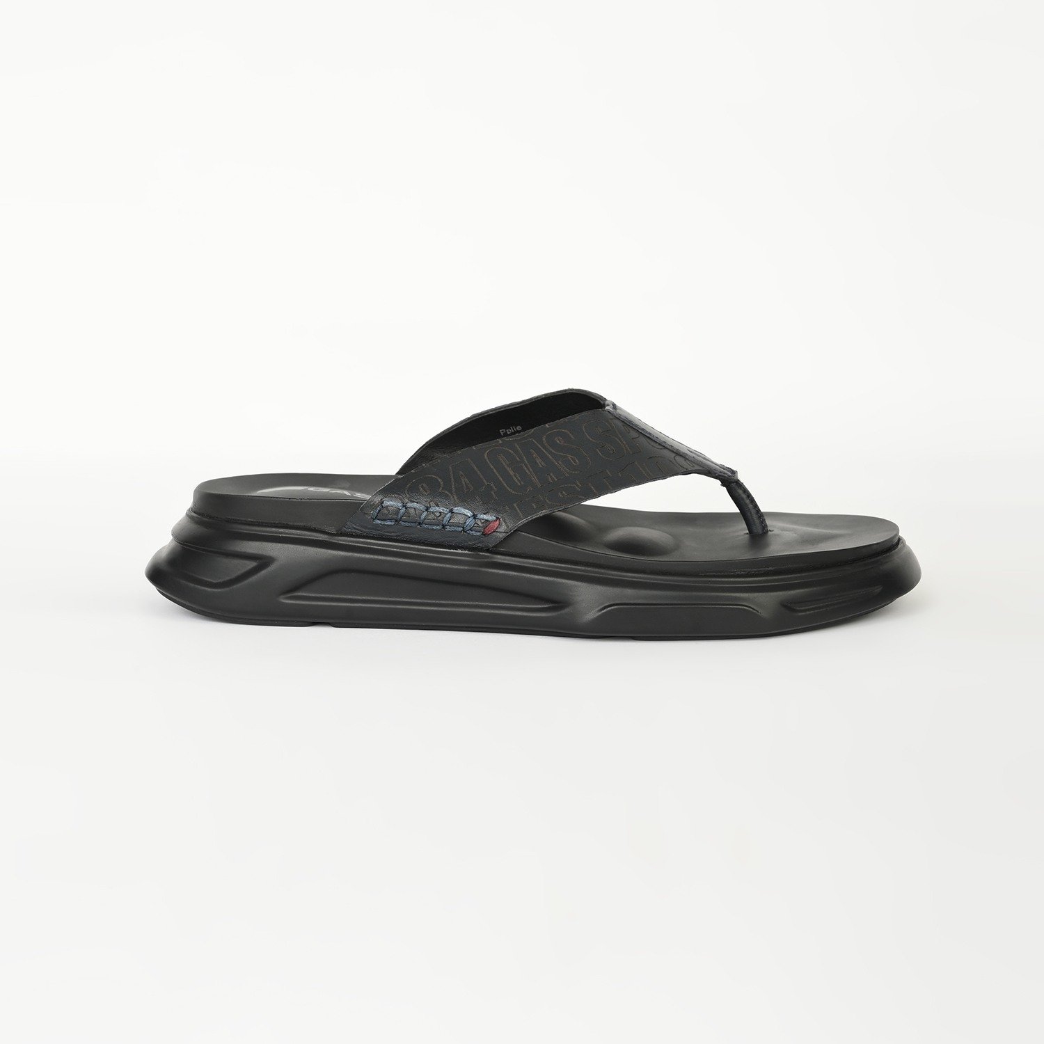 Men Pelle Navy Sandals