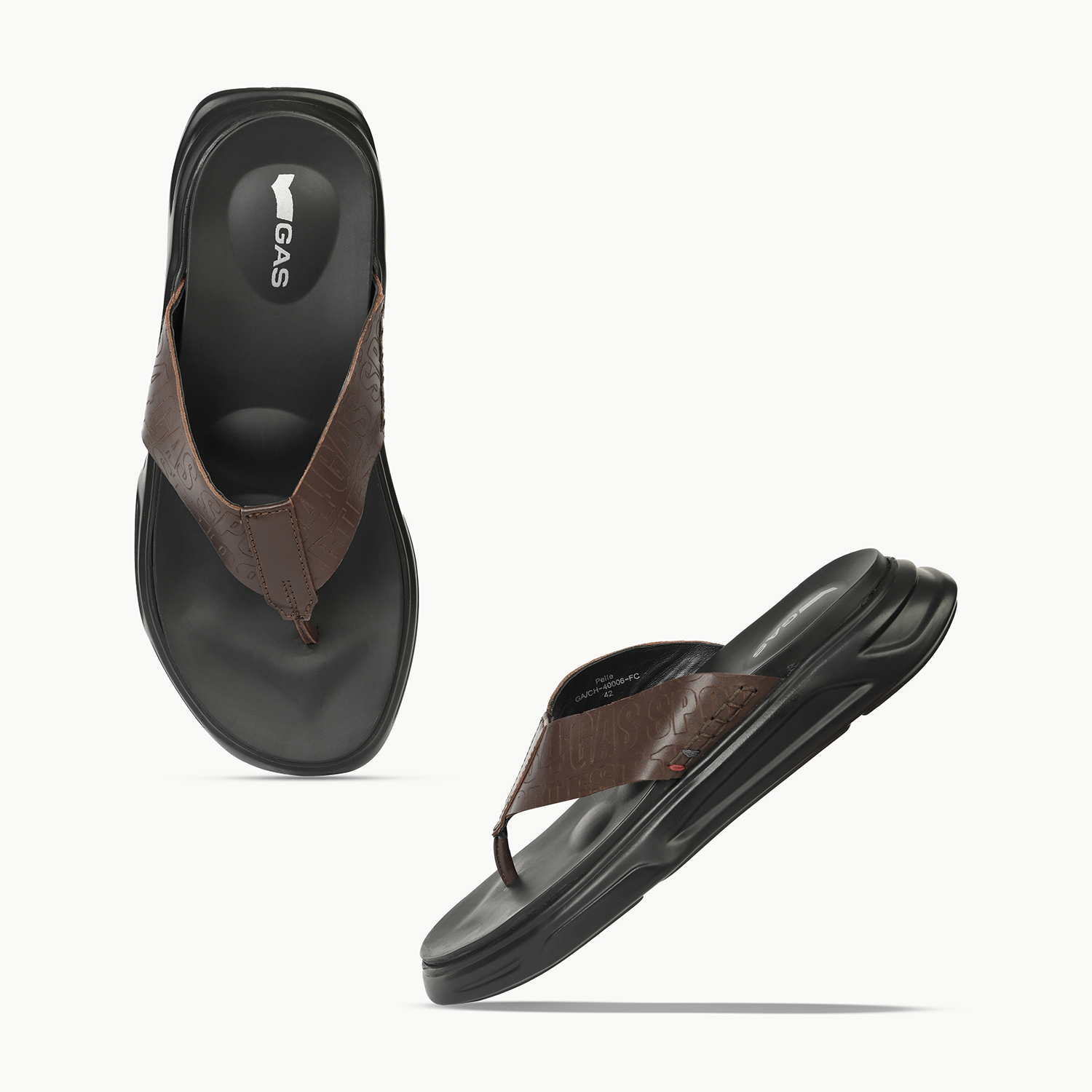Men Pelle Brown Sandals