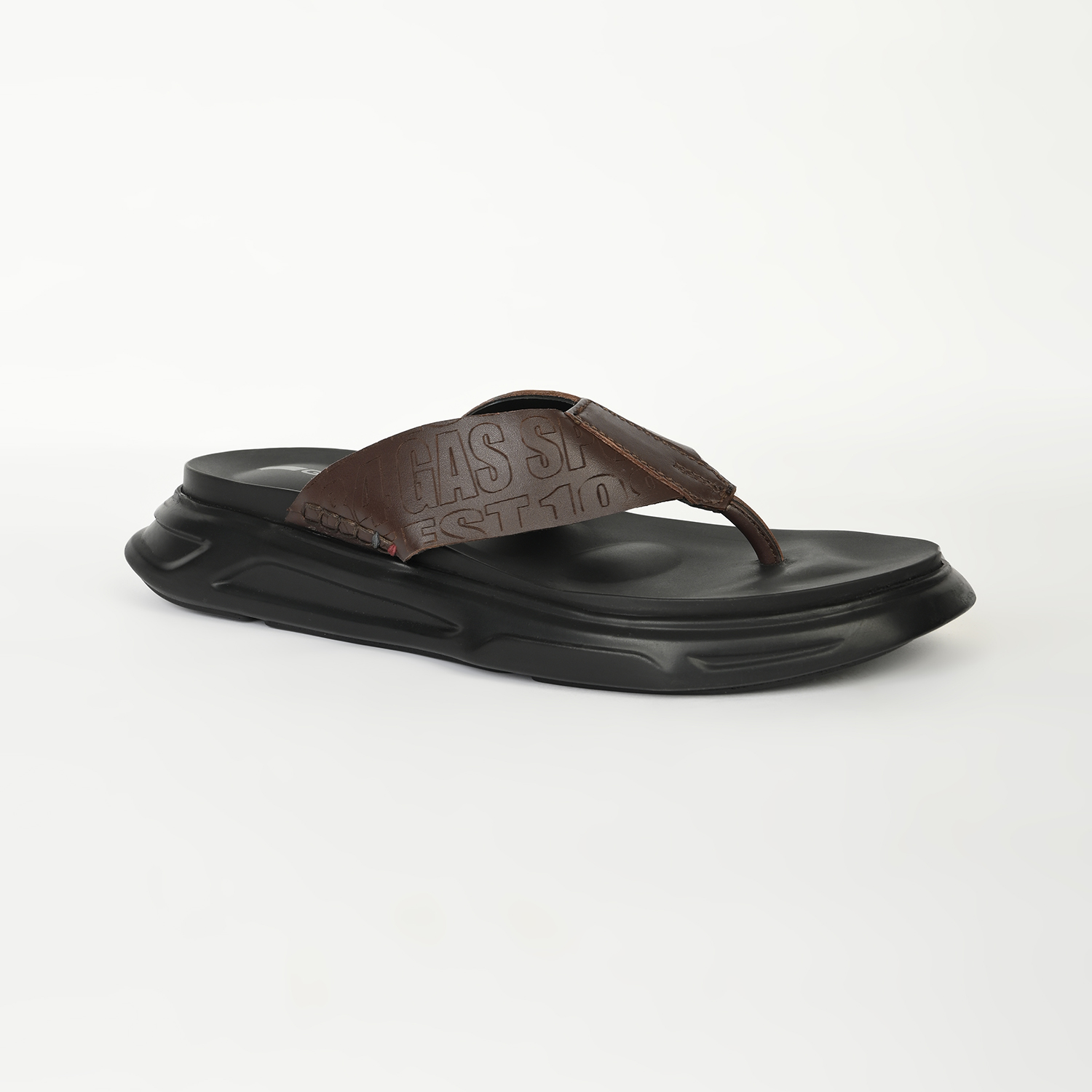 Men Pelle Brown Sandals