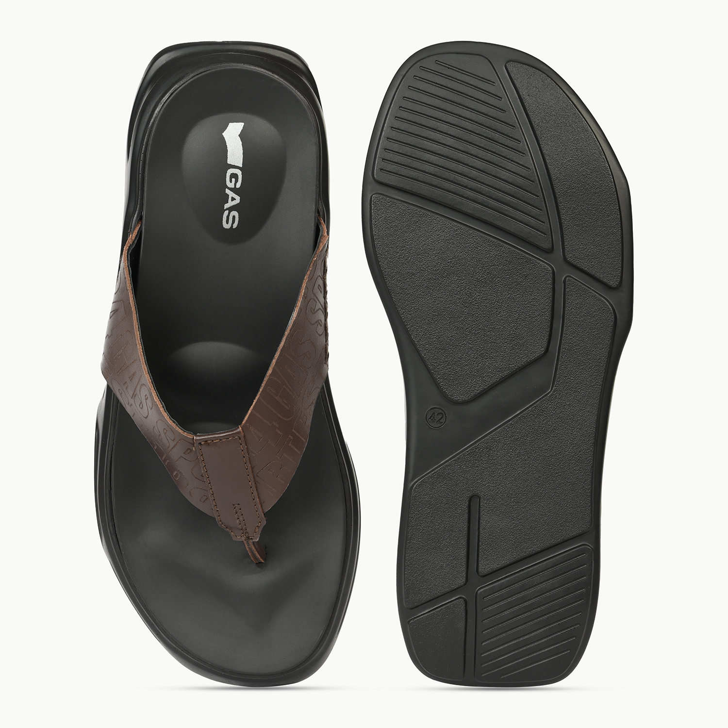 Men Pelle Brown Sandals