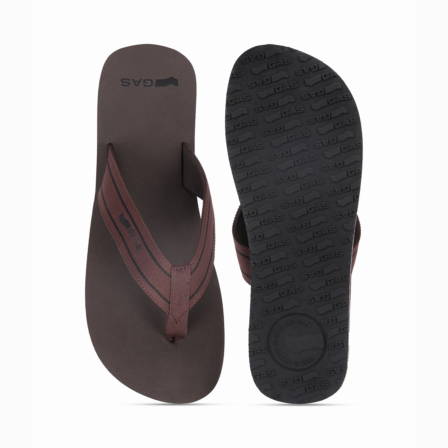 Men UrbanFloat Brown Flipflops