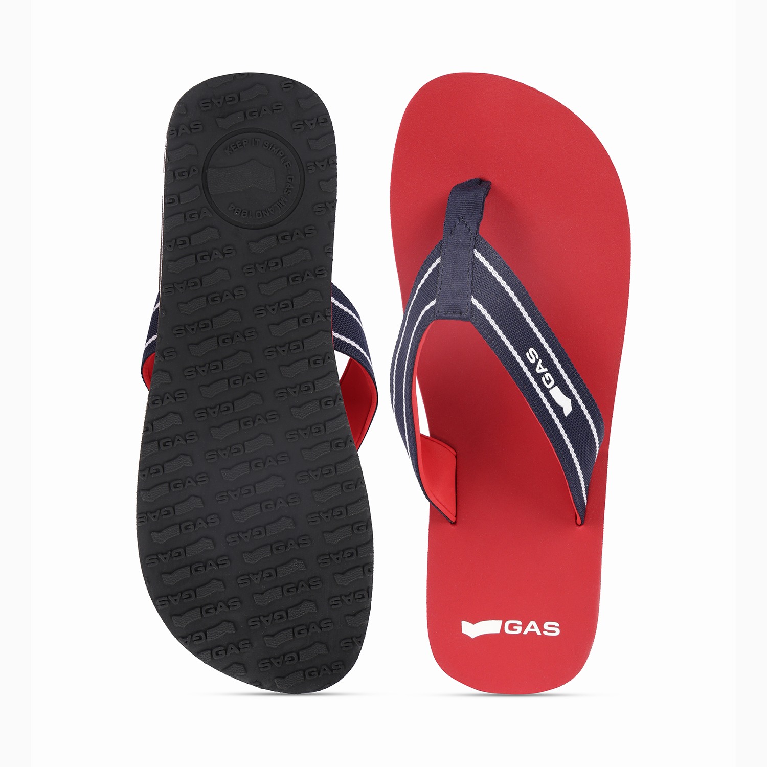 Men UrbanFlow Red Flipflops