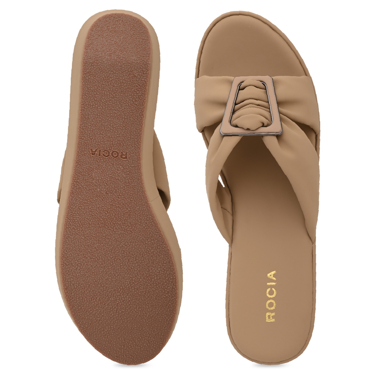 Women Buckled Wedges