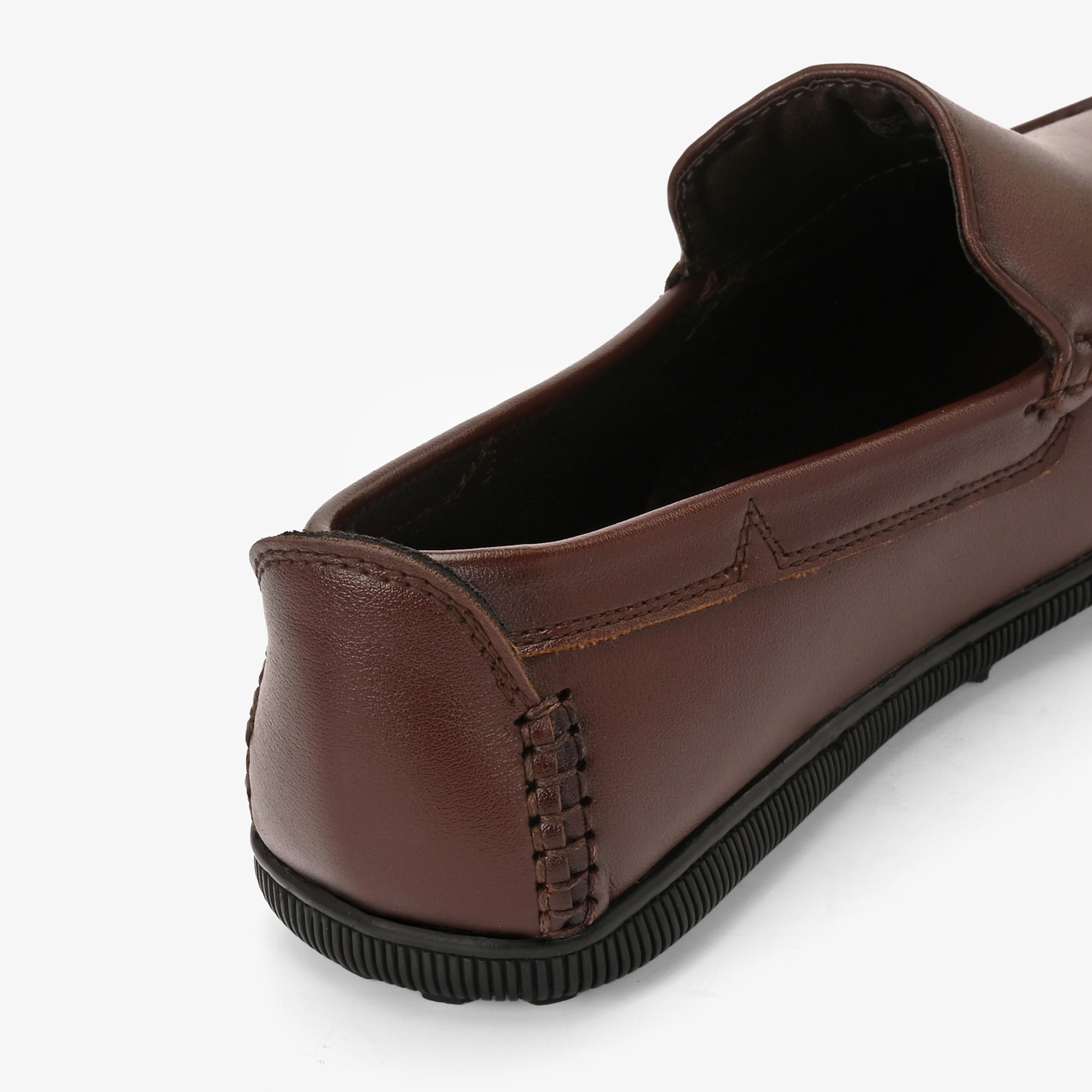 Mens Brown Slip On Loafers