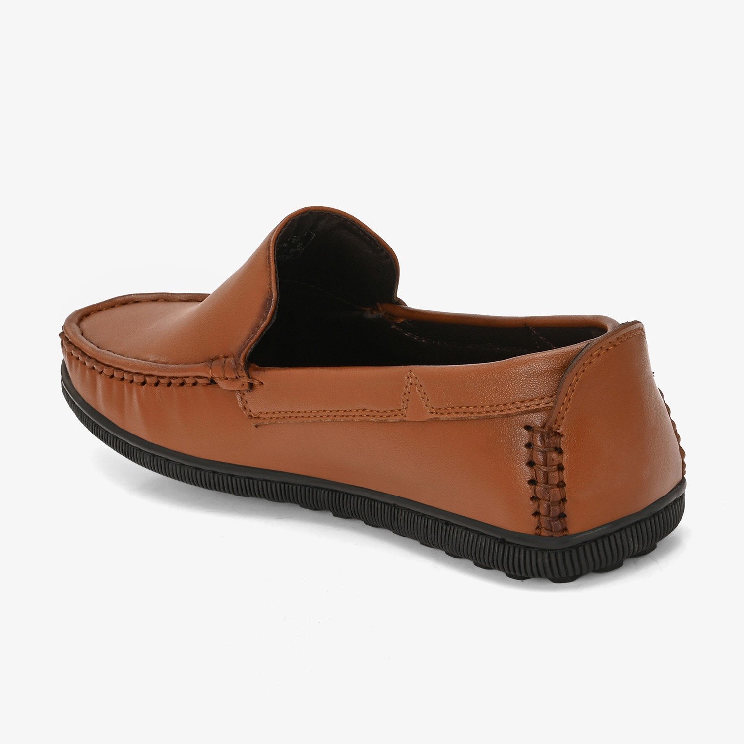 Mens Tan Slip On Loafers