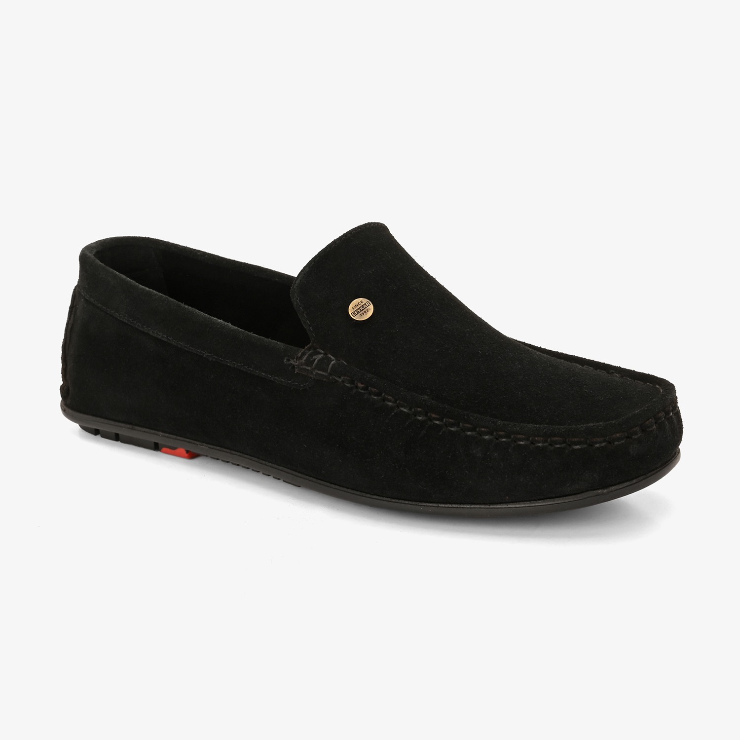 Mens Black Slip On Loafers