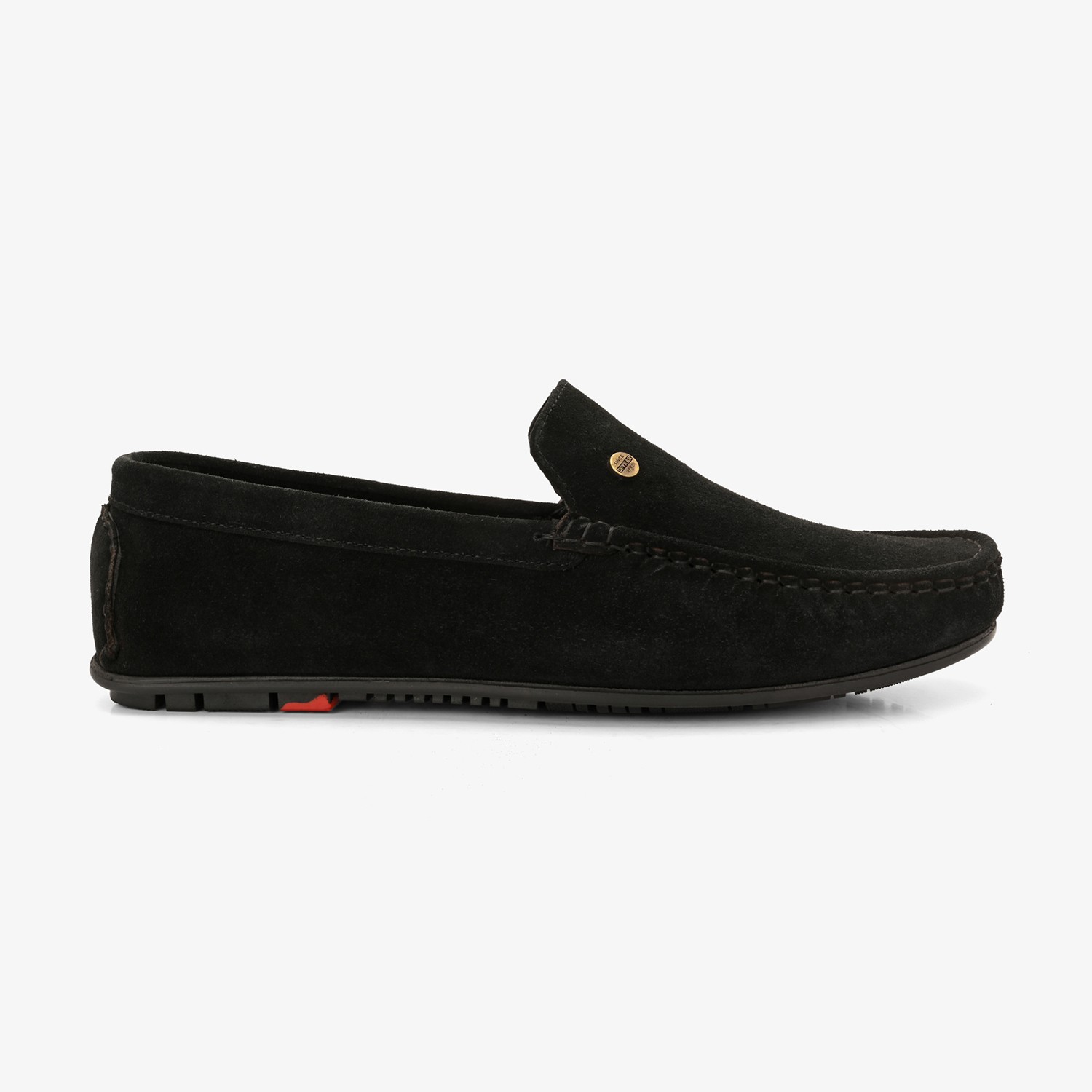 Mens Black Slip On Loafers