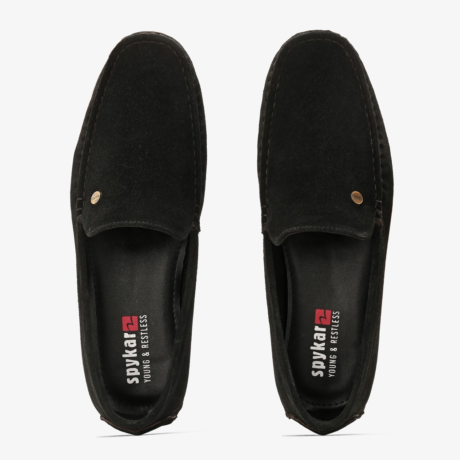 Mens Black Slip On Loafers