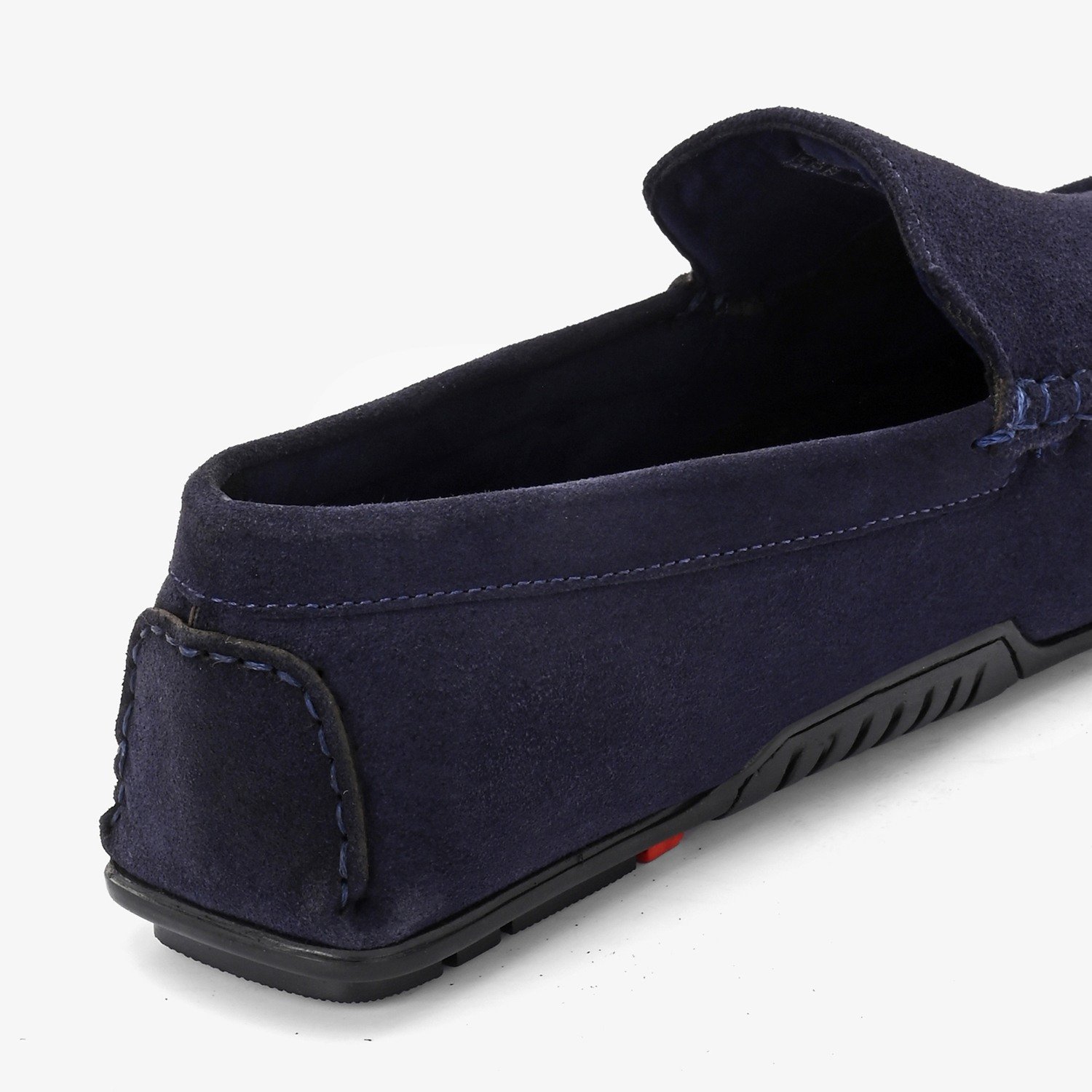 Mens Navy Slip On Loafers