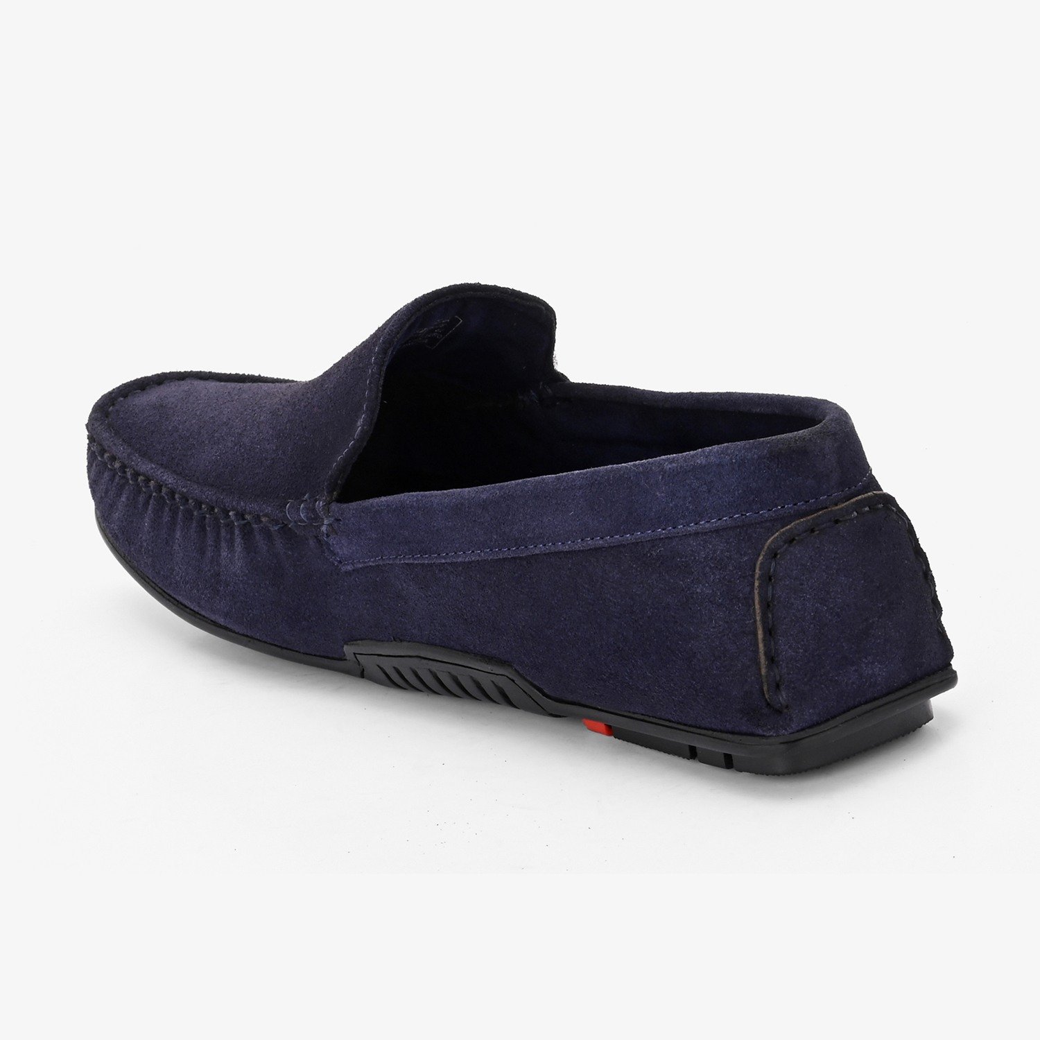 Mens Navy Slip On Loafers