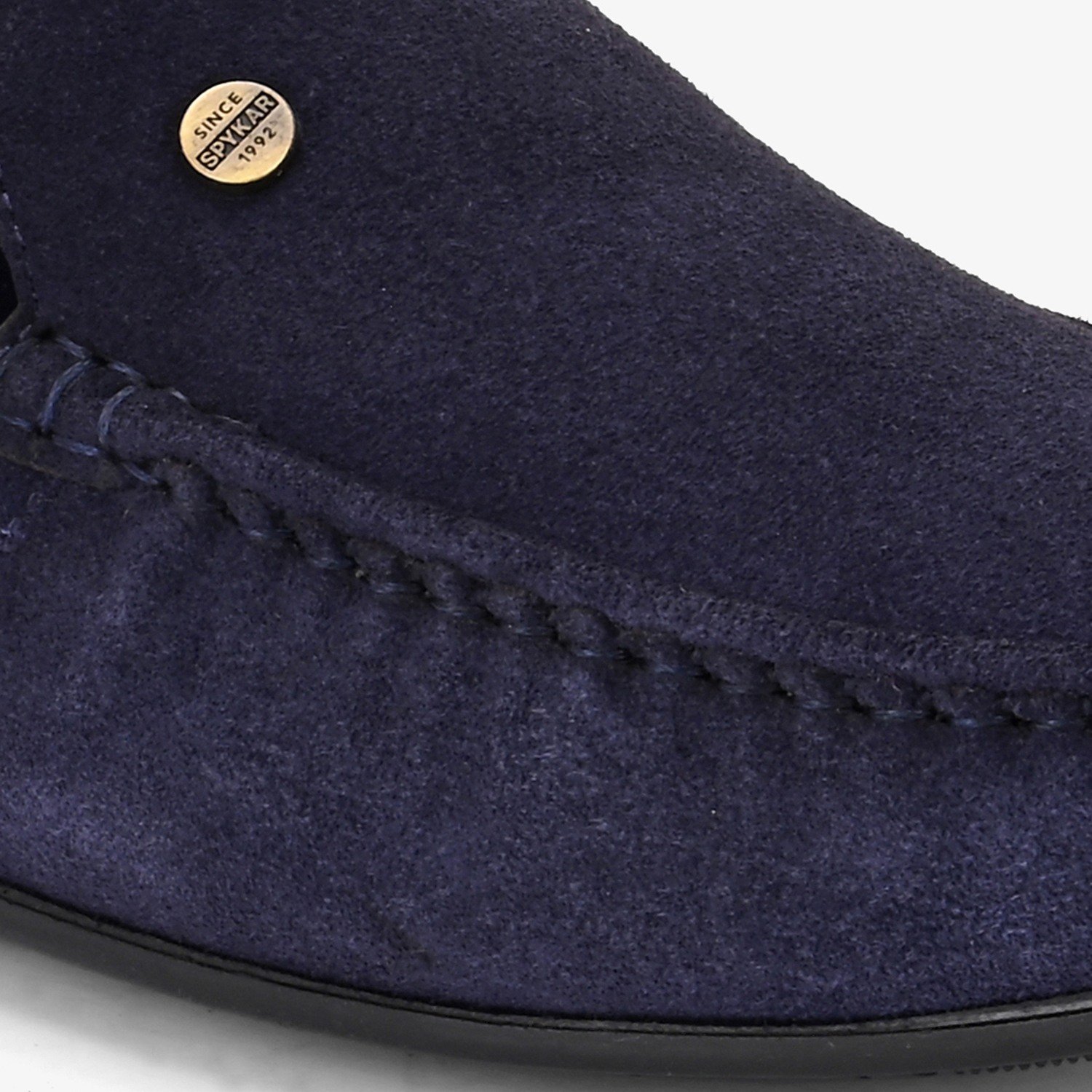 Mens Navy Slip On Loafers