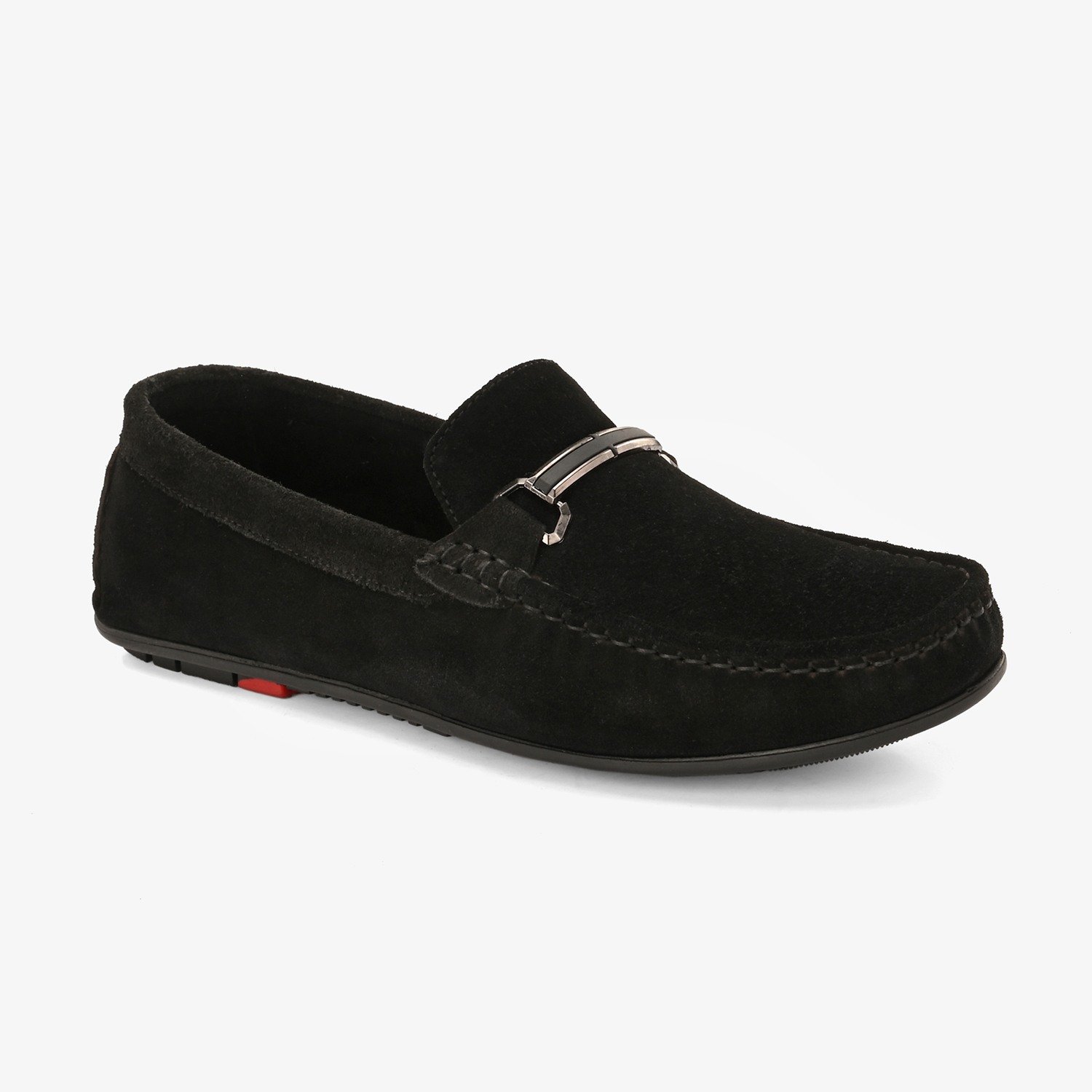 Mens Black Slip On Loafers