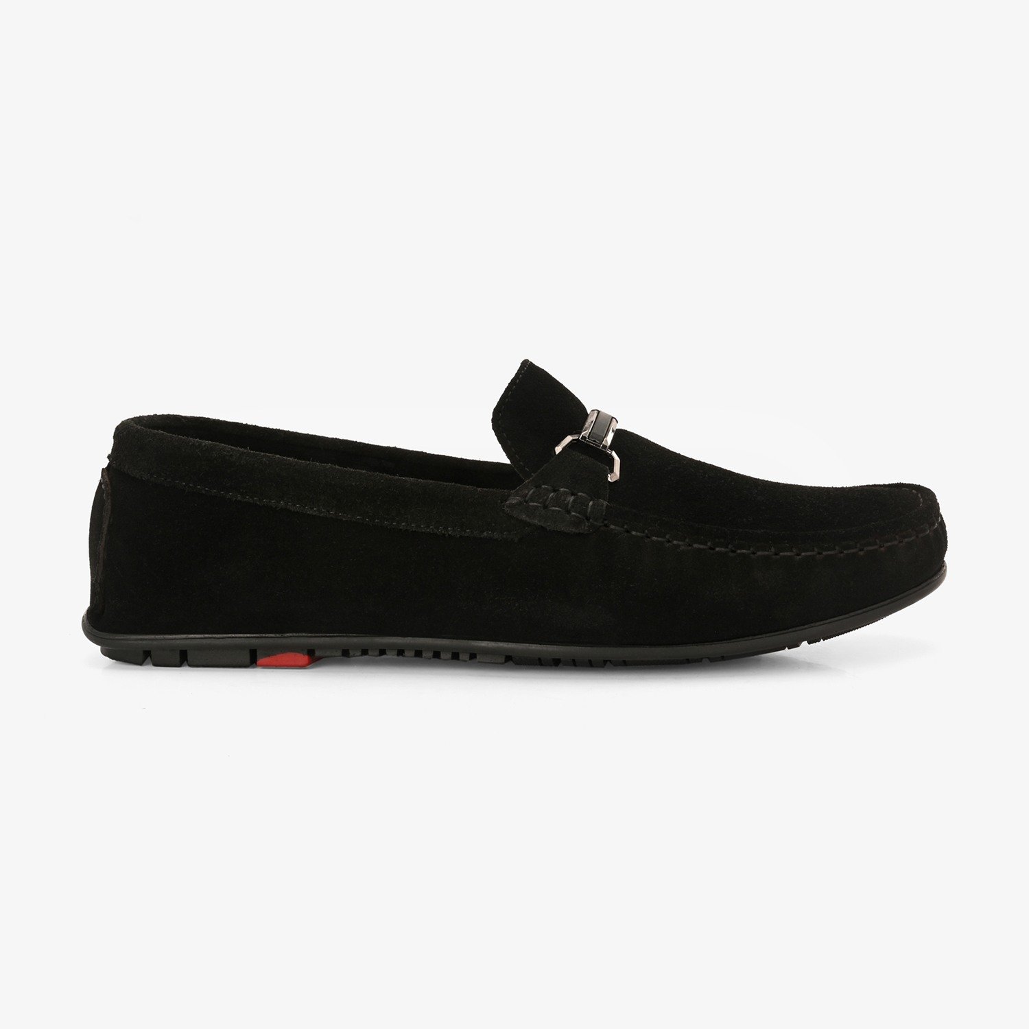 Mens Black Slip On Loafers