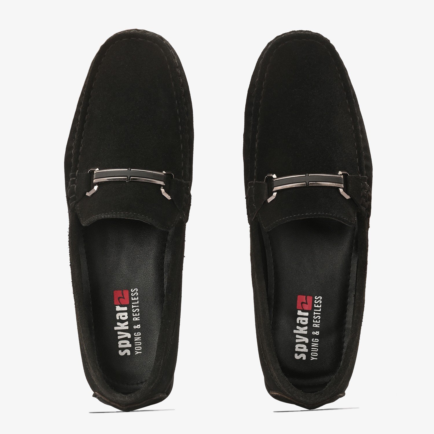Mens Black Slip On Loafers