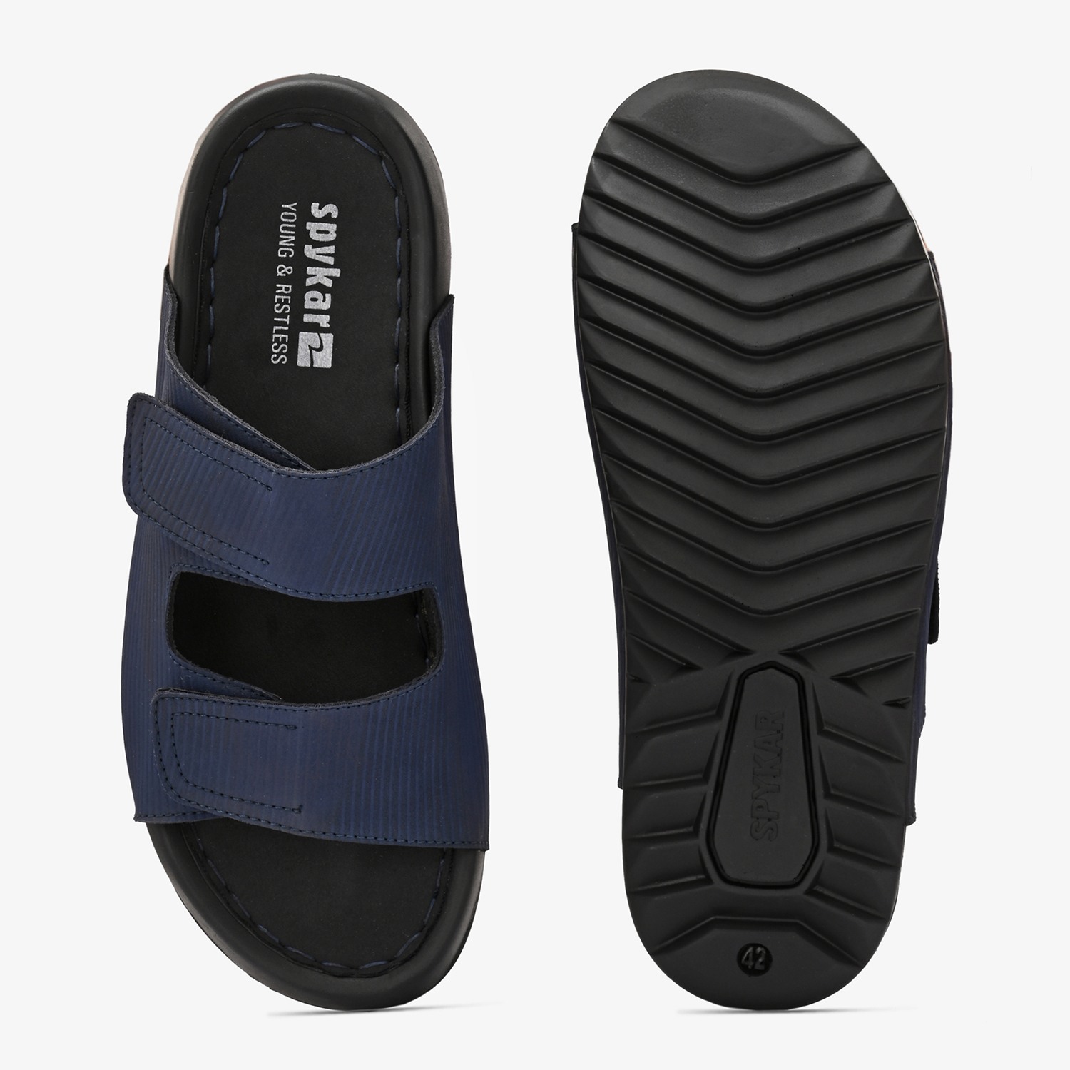 Mens Blue Casual Sandals
