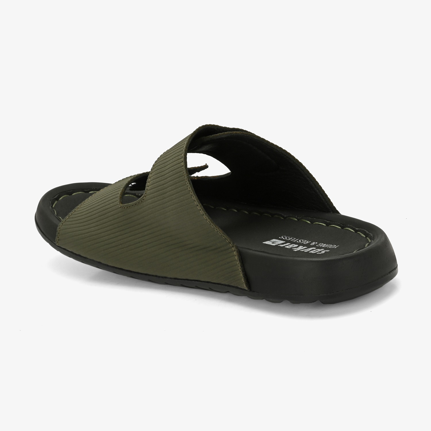 Mens Olive Casual Sandals
