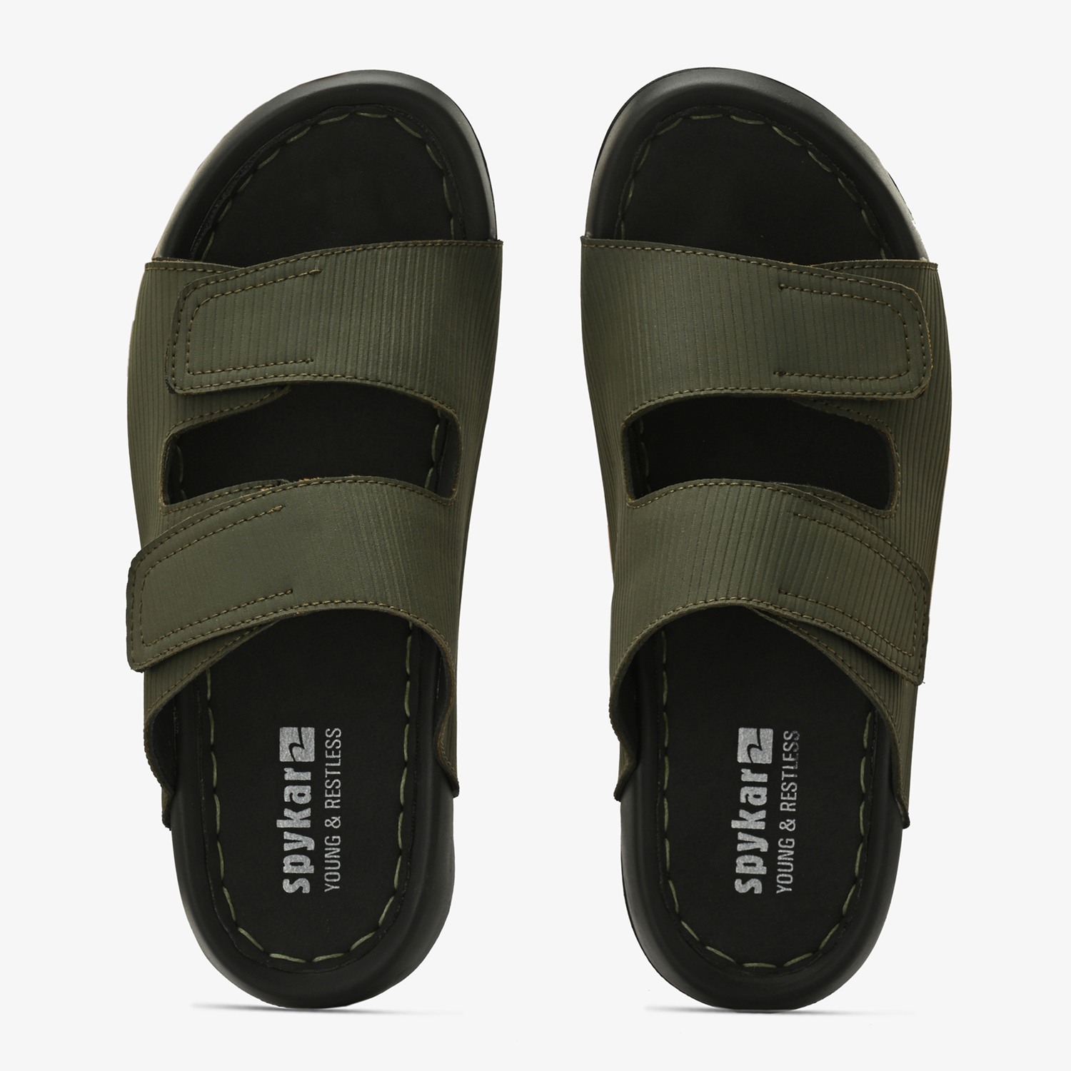 Mens Olive Casual Sandals