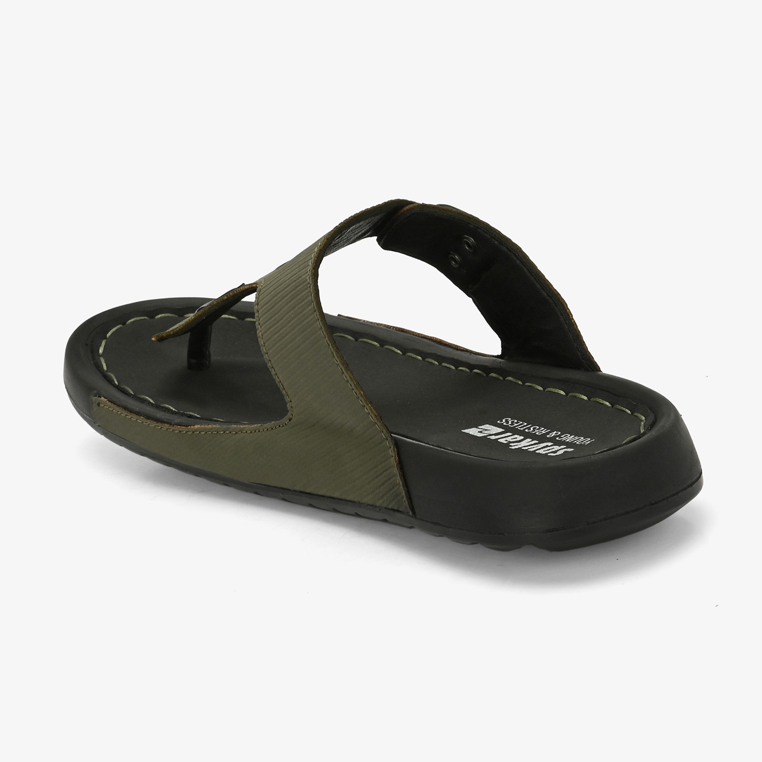 Mens Olive Casual Sandals